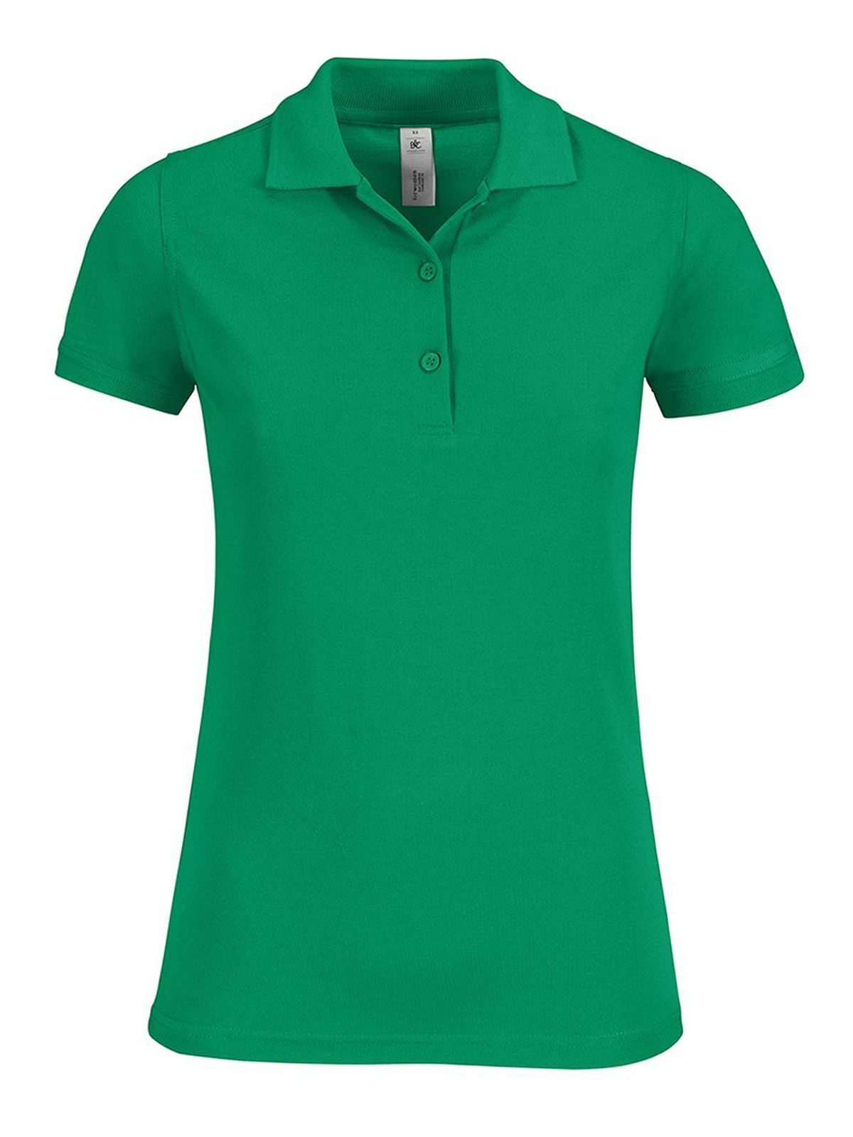 Polo piqué à manches courtes Safran Timeless pour femme - KG520 - Vert Kelly