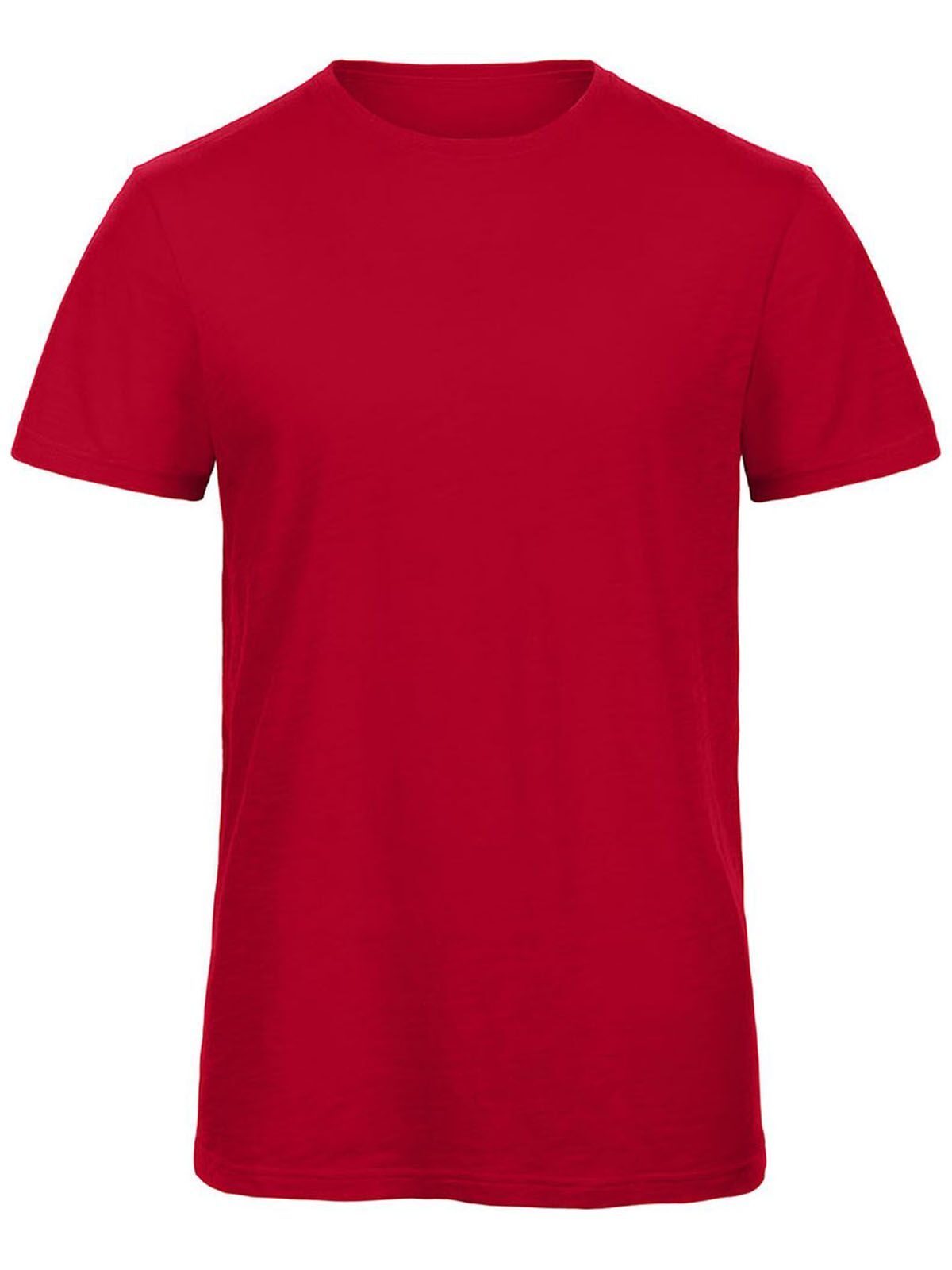 SLUB bio hommes - CR756 - Rouge chic