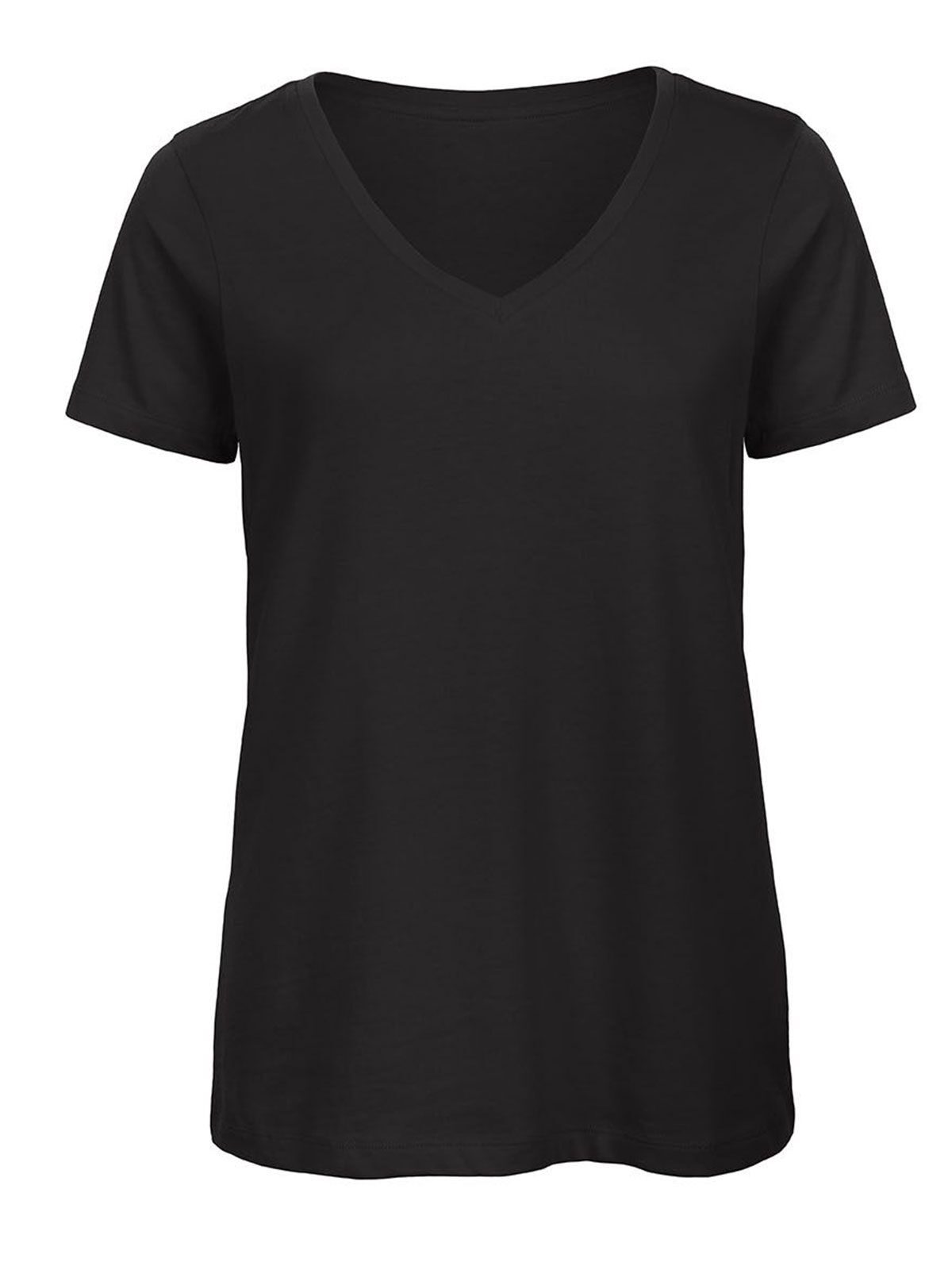T-shirt à col en V Favorite Inspire pour femmes - 002 - Noir