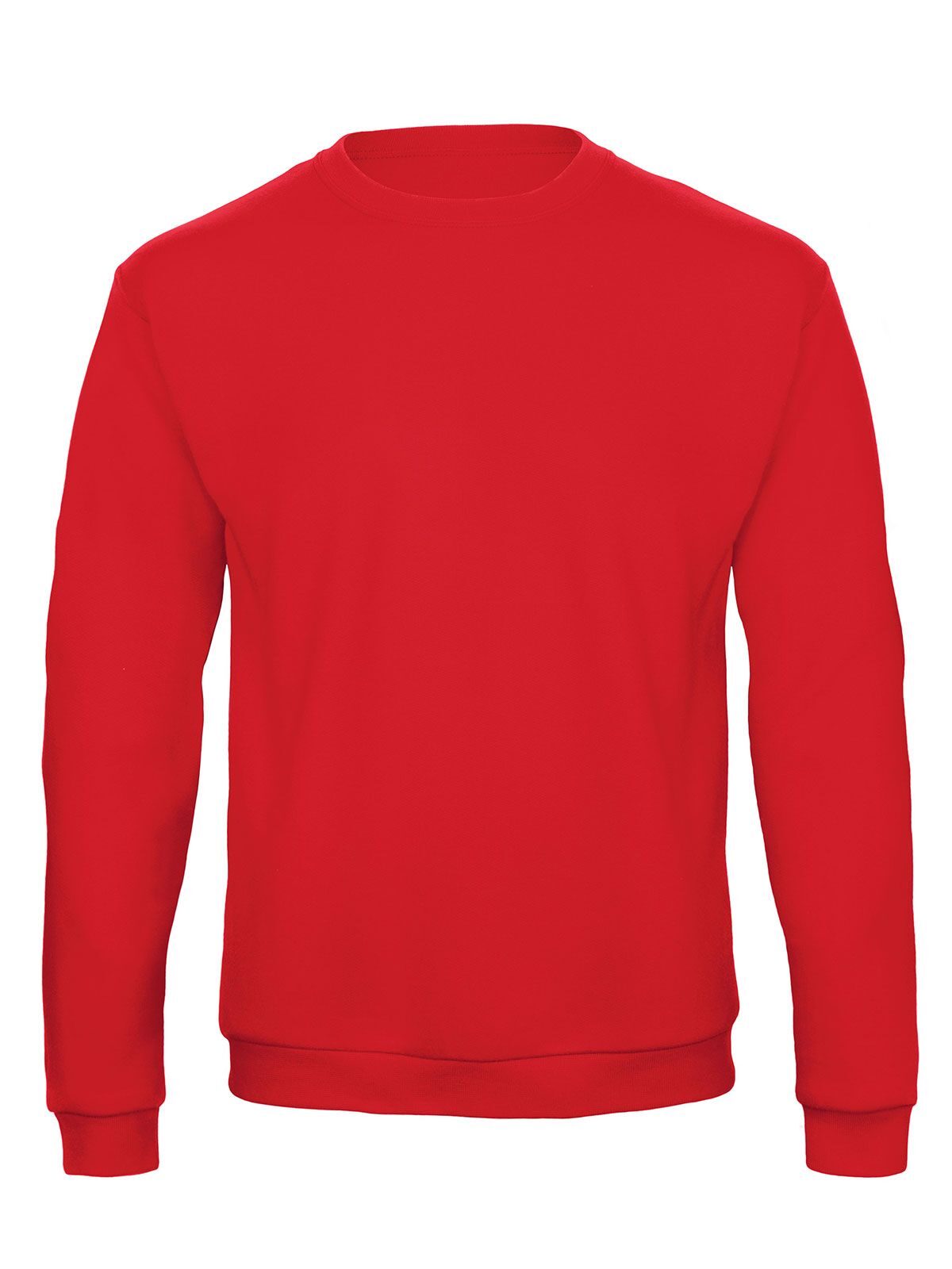 Sweat-shirt unisexe à col rond ID202 - 004 - Rouge
