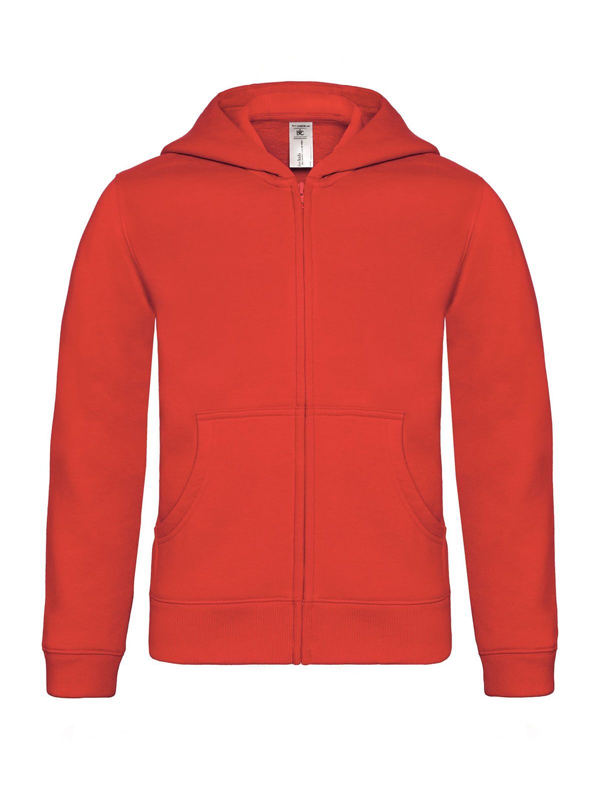 Sweat à capuche zippé pour enfants - 004 - Rouge
