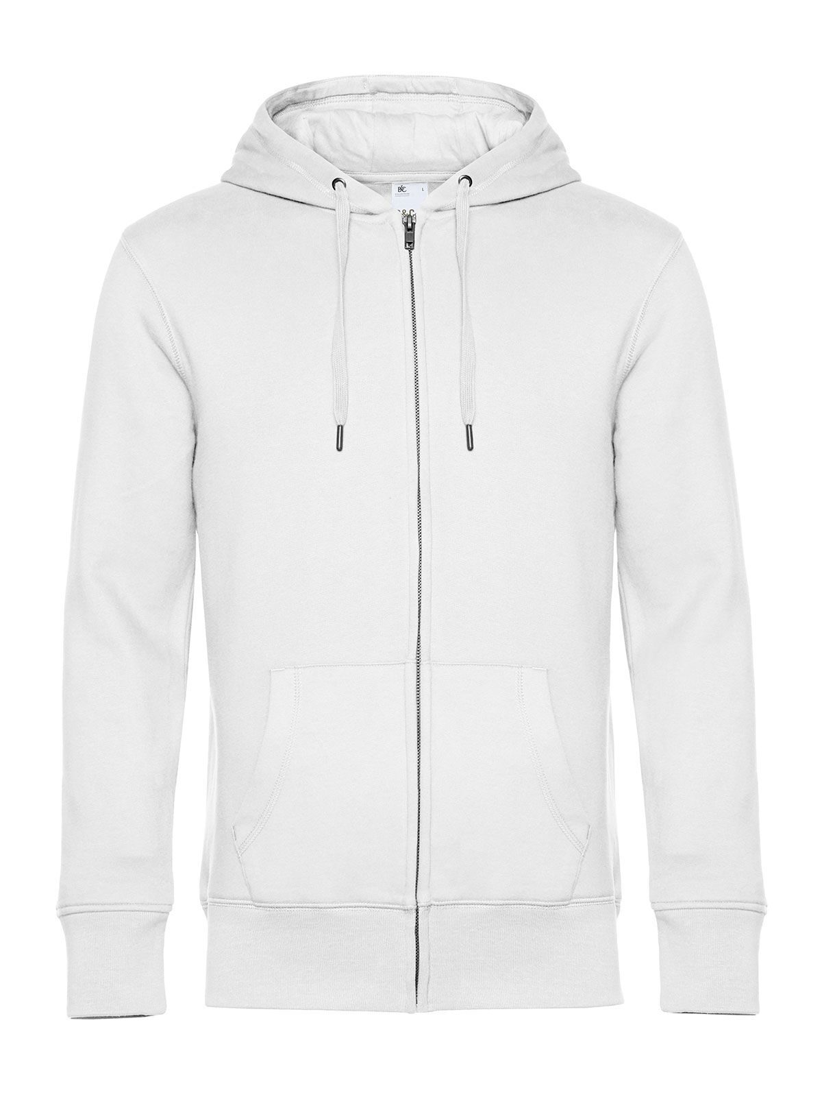 Capuche zippée KING - 001 - Blanc
