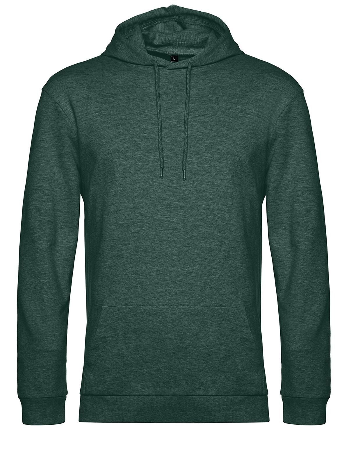 Sweatshirt à capuche - HD618 - Vert foncé chiné
