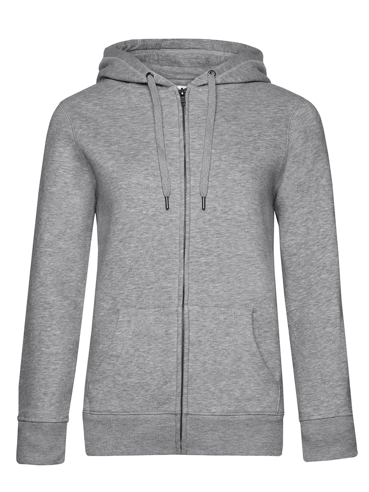 Capuche zippée QUEEN - 610 - Gris chiné