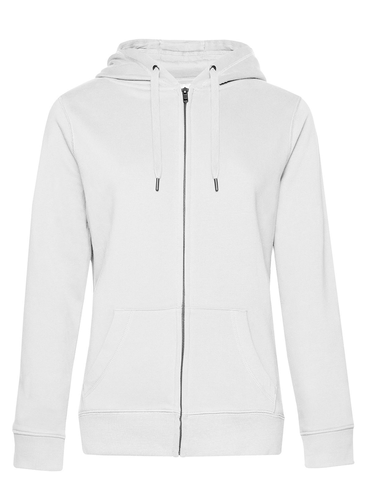 Capuche zippée QUEEN - 001 - Blanc