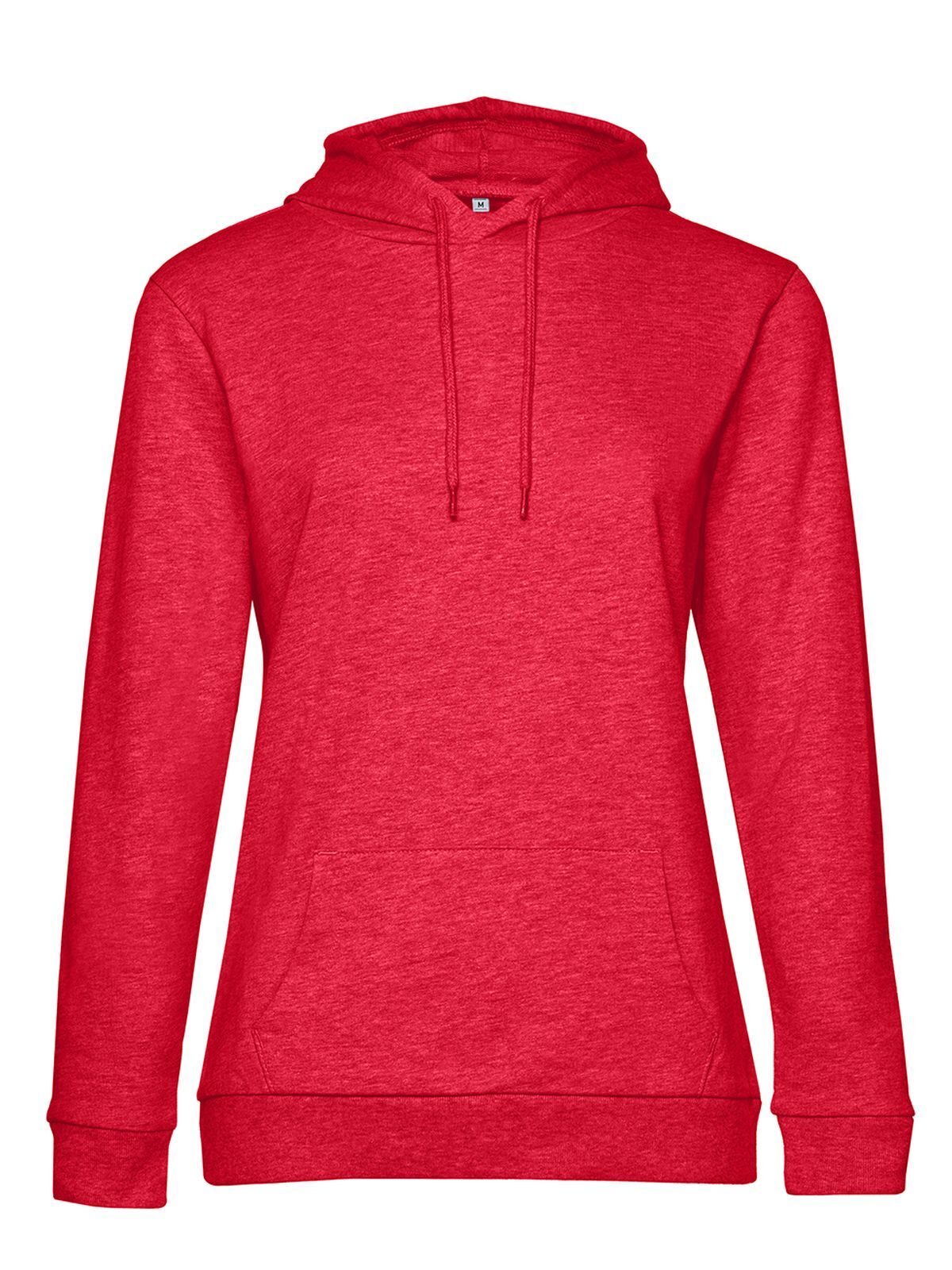 Sweat à capuche/femme - HR617 - Rouge bruyère