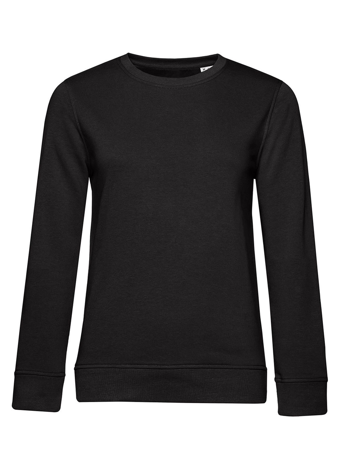 Pull col rond bio /femme - BP005 - NOIR PUR