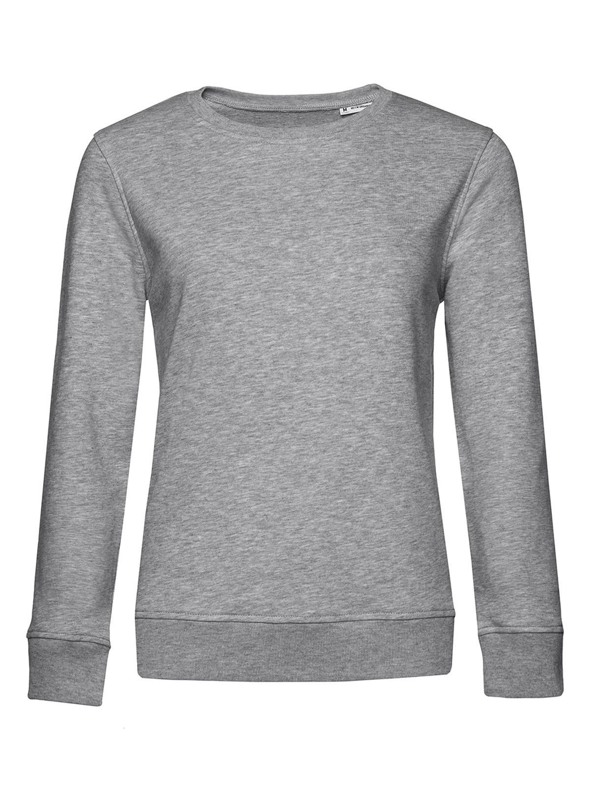 Pull col rond bio /femme - 610 - Gris chiné