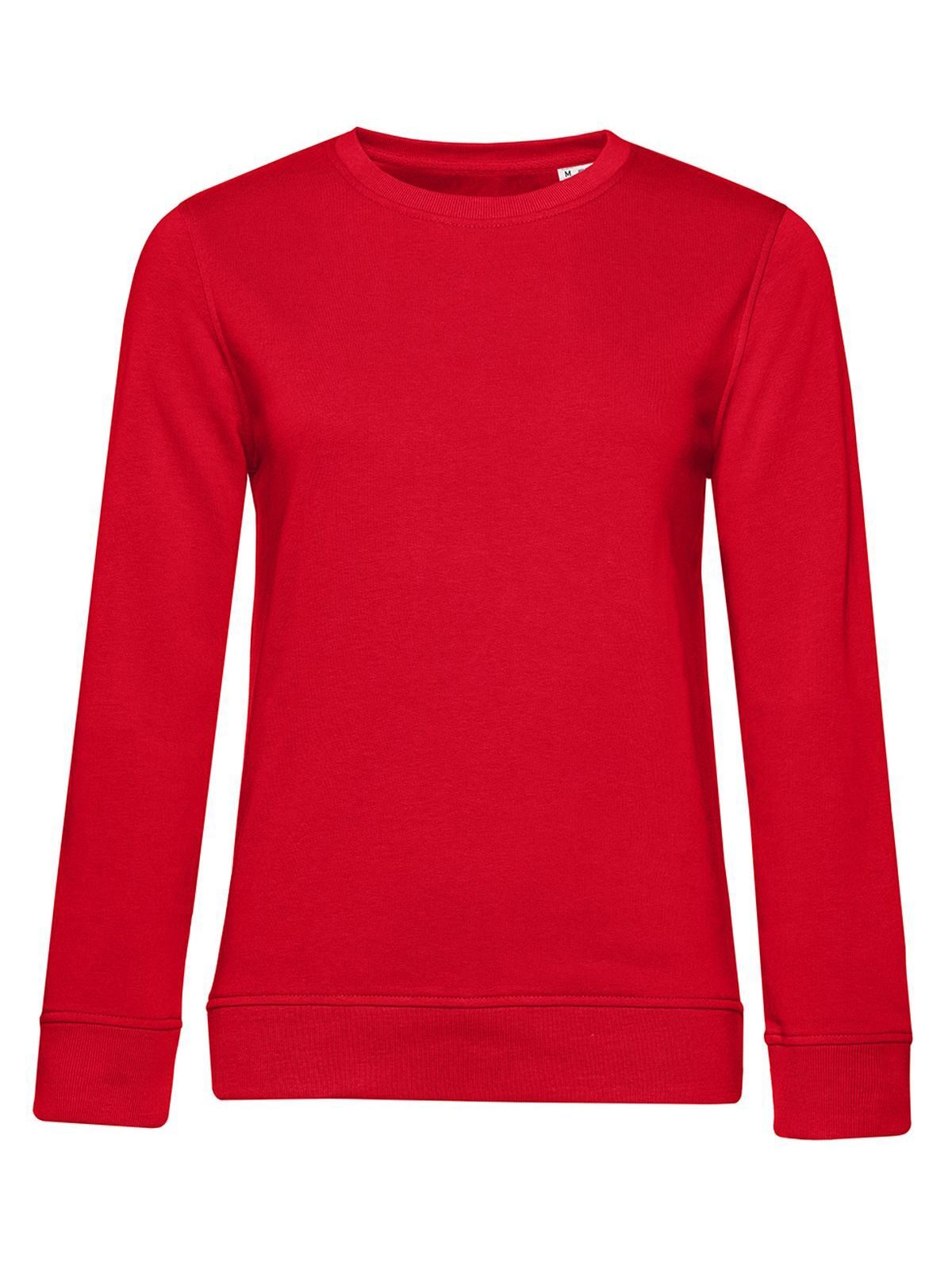 Pull col rond bio /femme - 004 - Rouge
