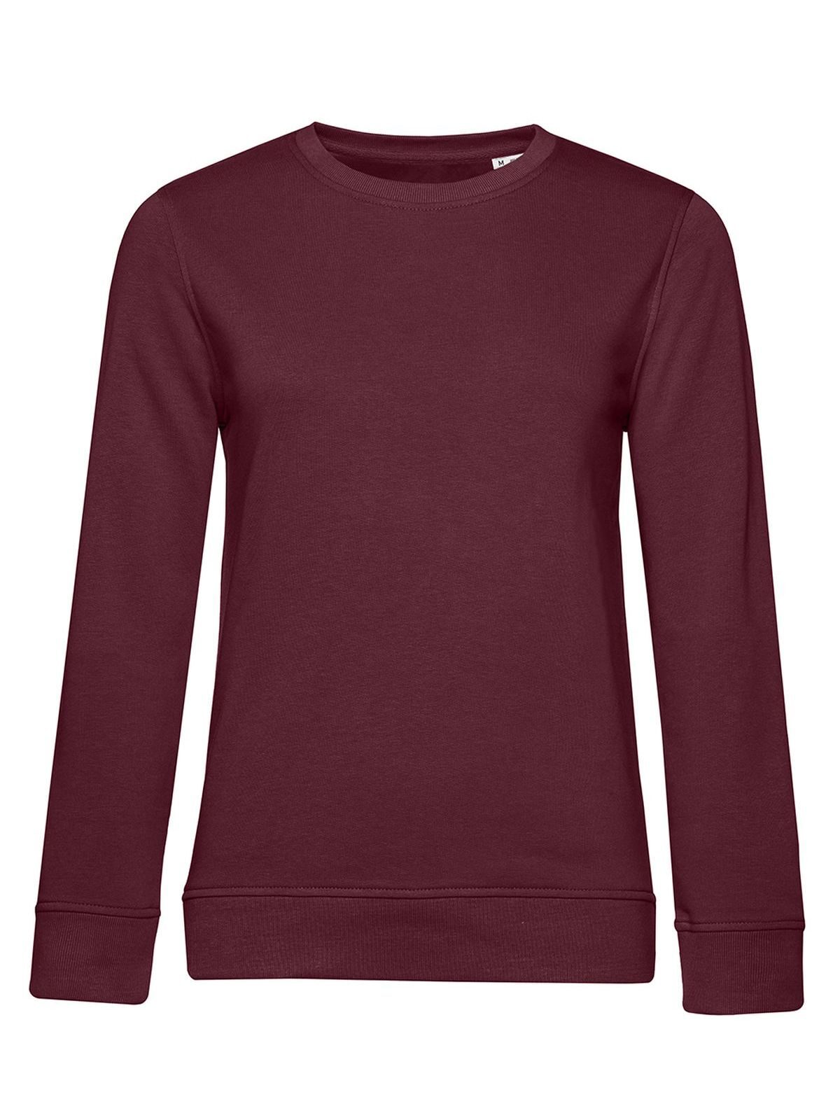 Pull col rond bio /femme - BU370 - Bourgogne
