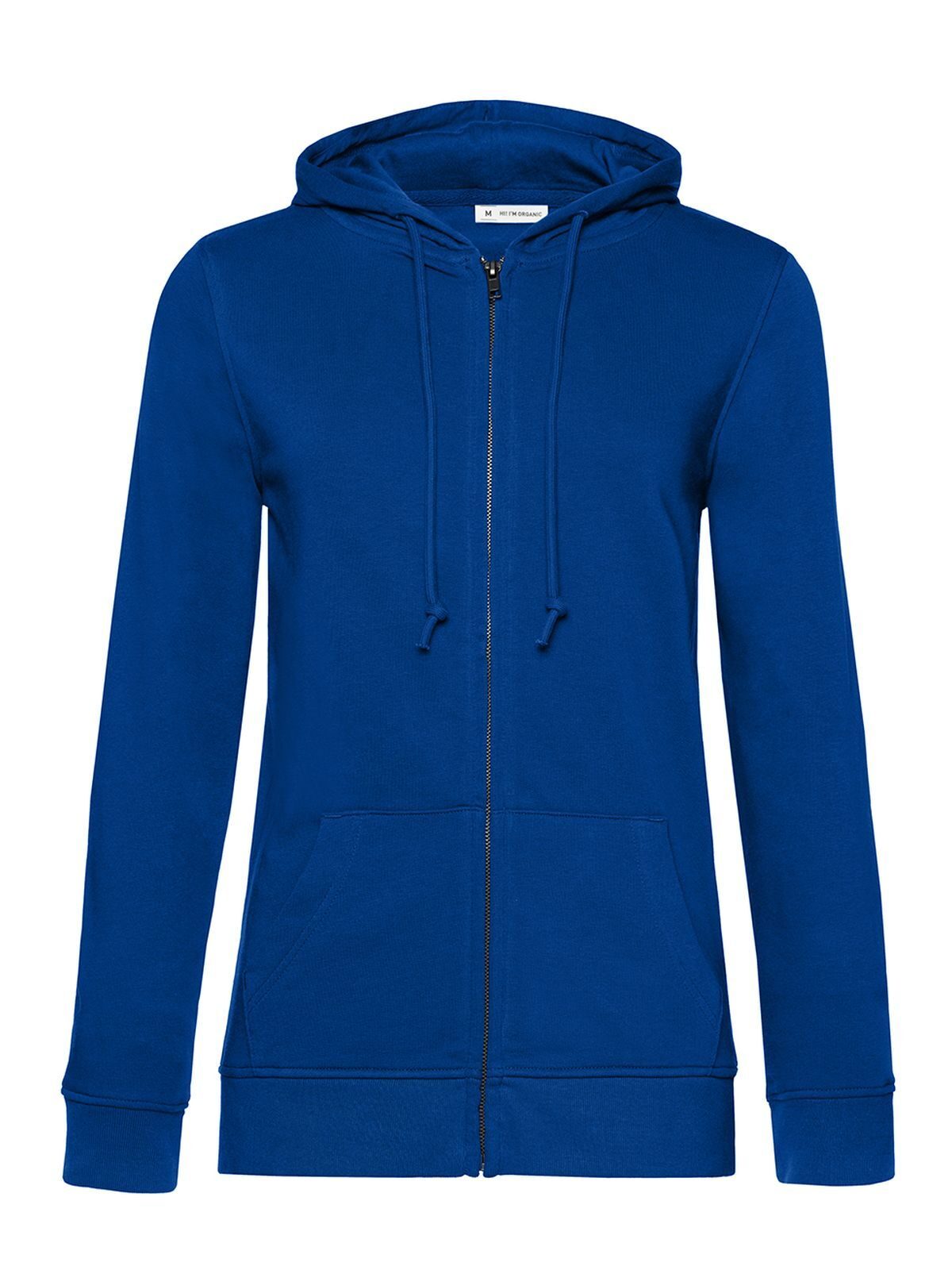 Sweat à capuche zippé bio /femme - RO453 - Royal