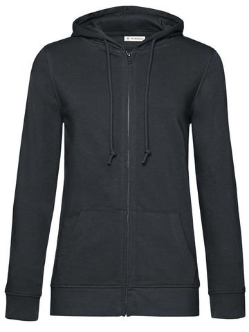 Sweat à capuche zippé bio /femme - 