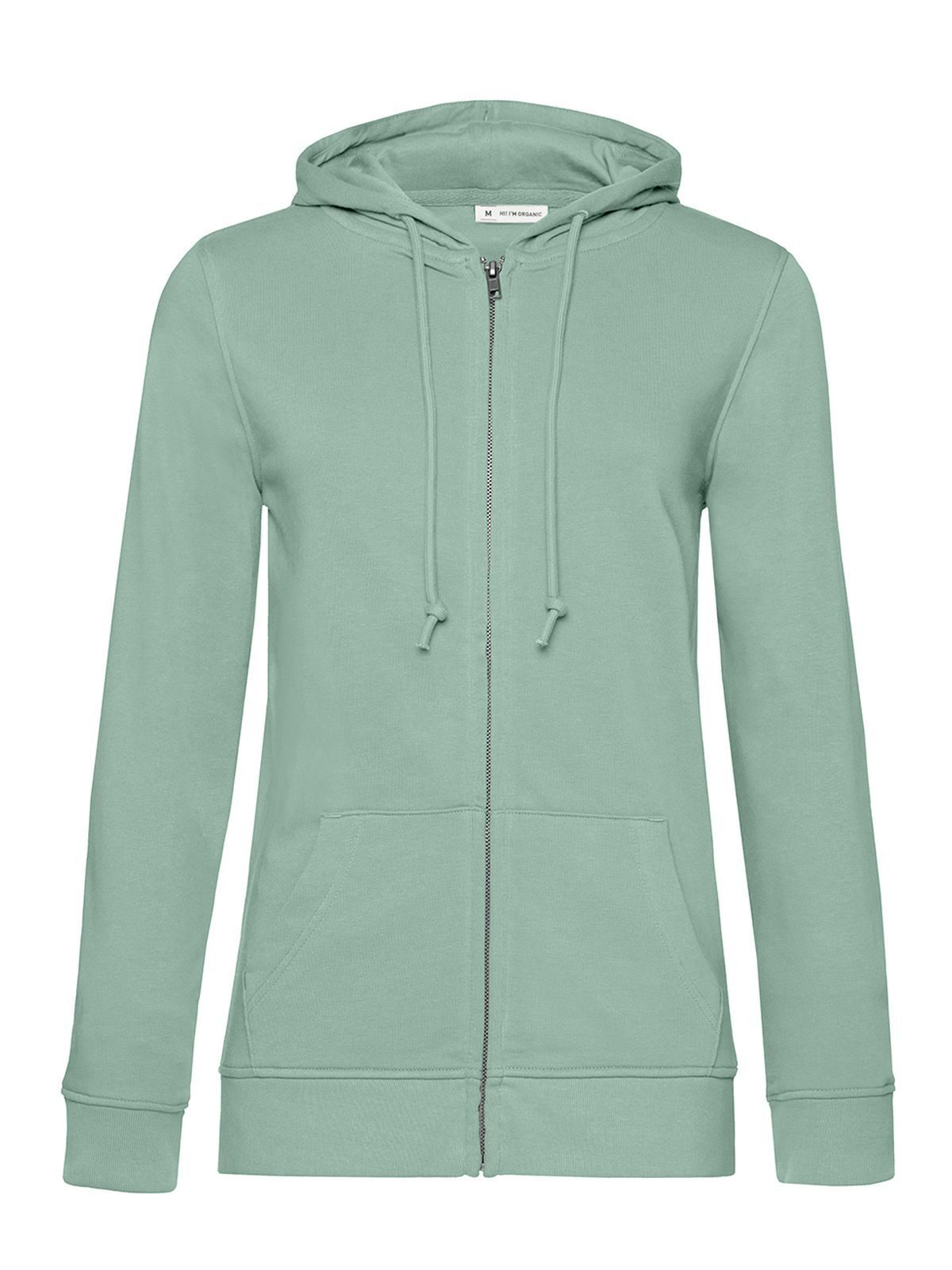 Sweat à capuche zippé bio /femme - SA502 - Sage