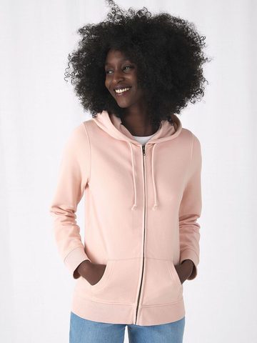 Sweat à capuche zippé bio /femme