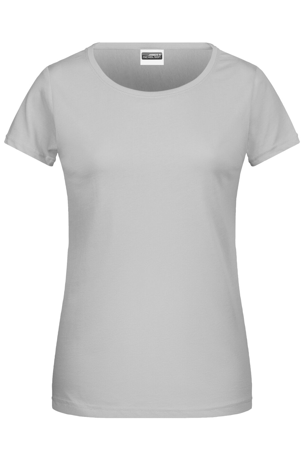 T-shirt basique pour femmes - Gris clair