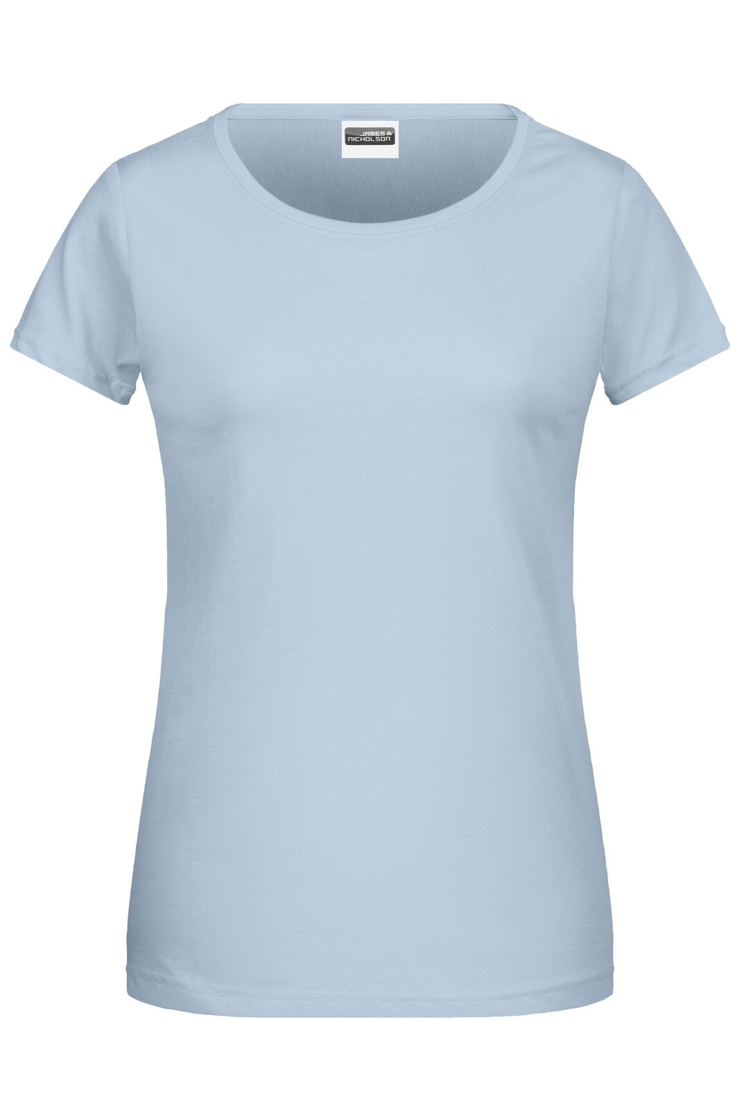 T-shirt basique pour femmes - LBLU - Bleu Clair