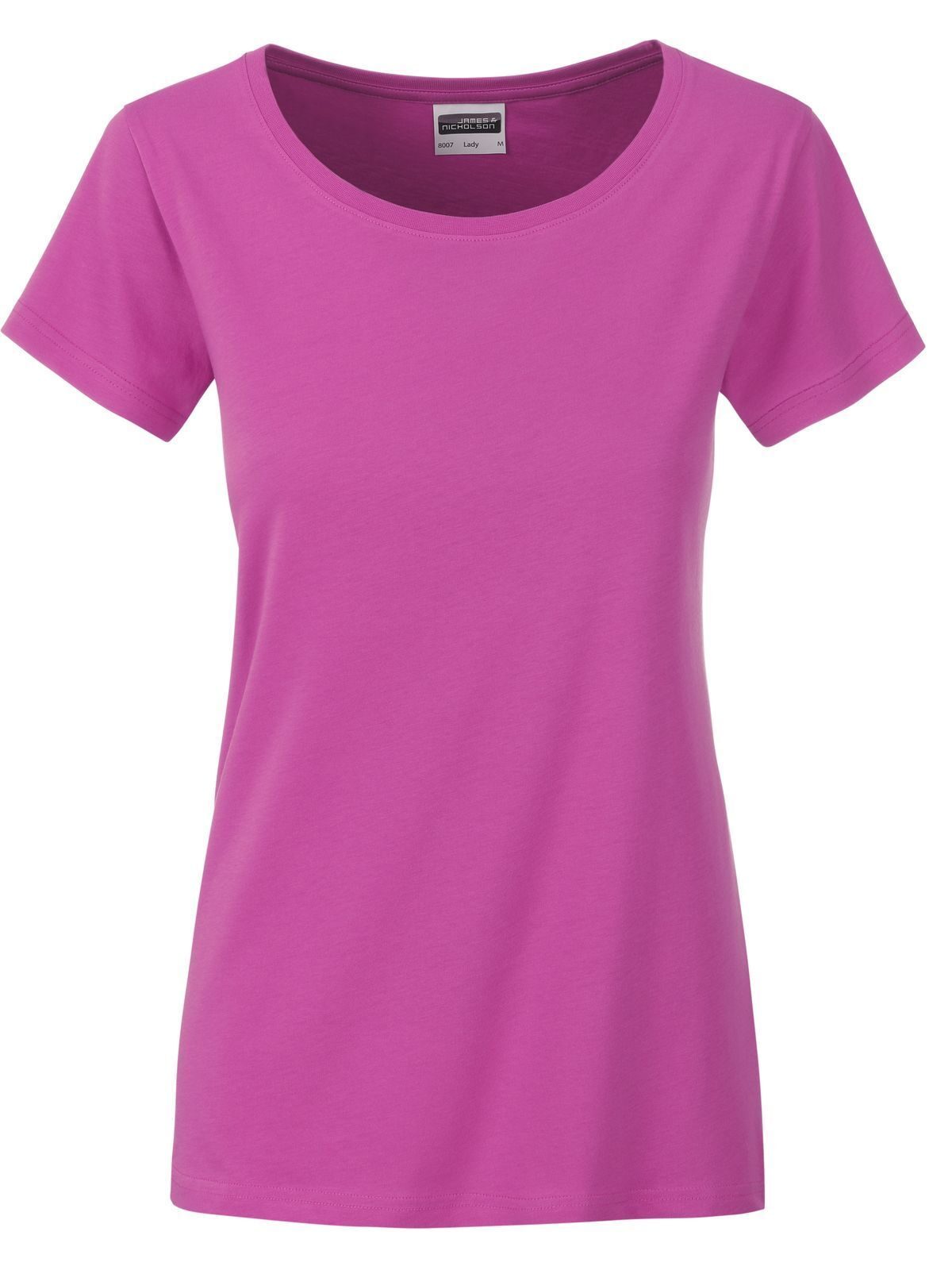 T-shirt basique pour femmes - PI - Rose