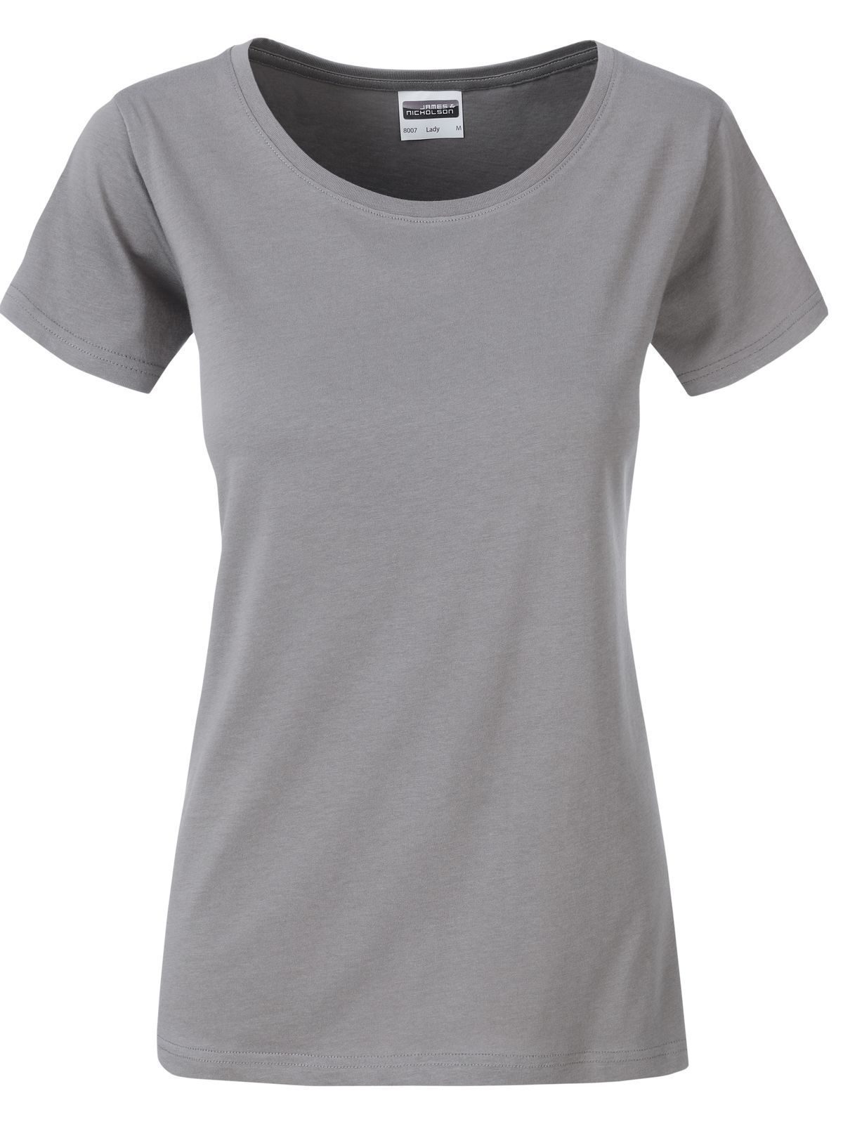 T-shirt basique pour femmes - STEGR - Gris Acier