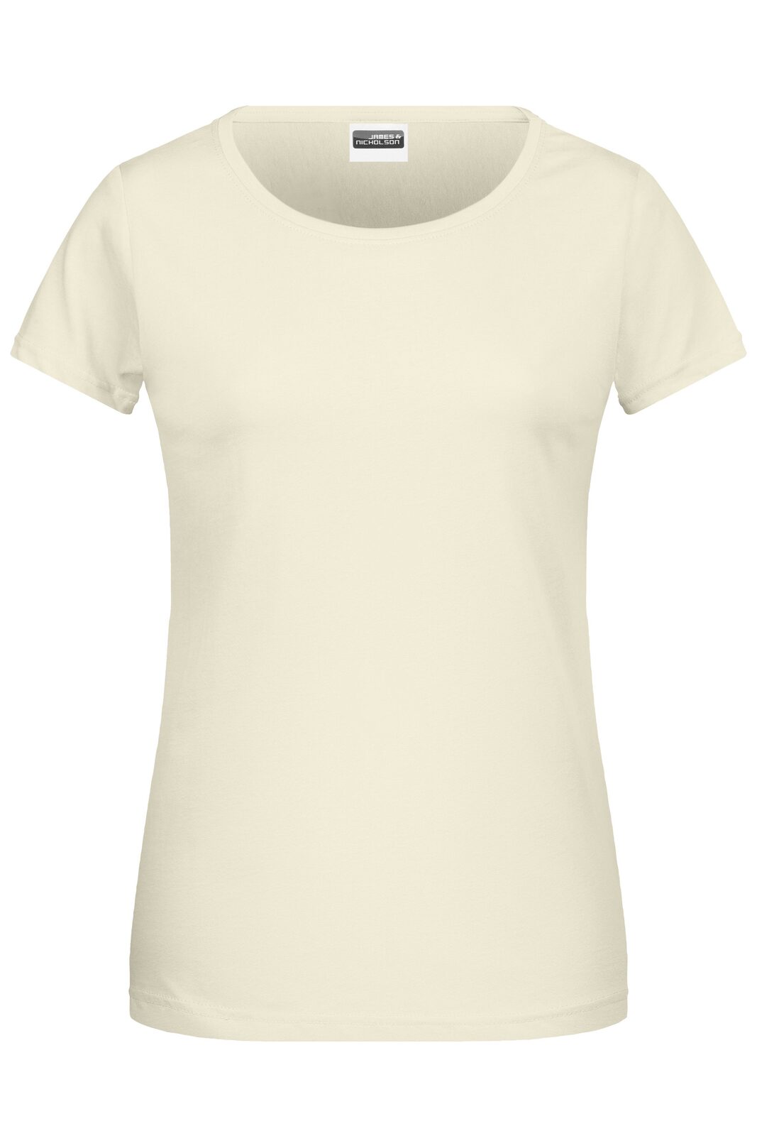 T-shirt basique pour femmes - VAN - Vanille