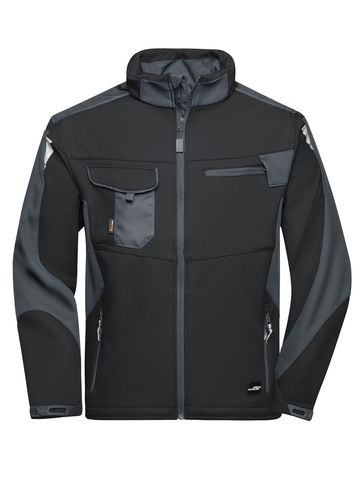 Veste softshell de travail -RÉSISTANTE- - 