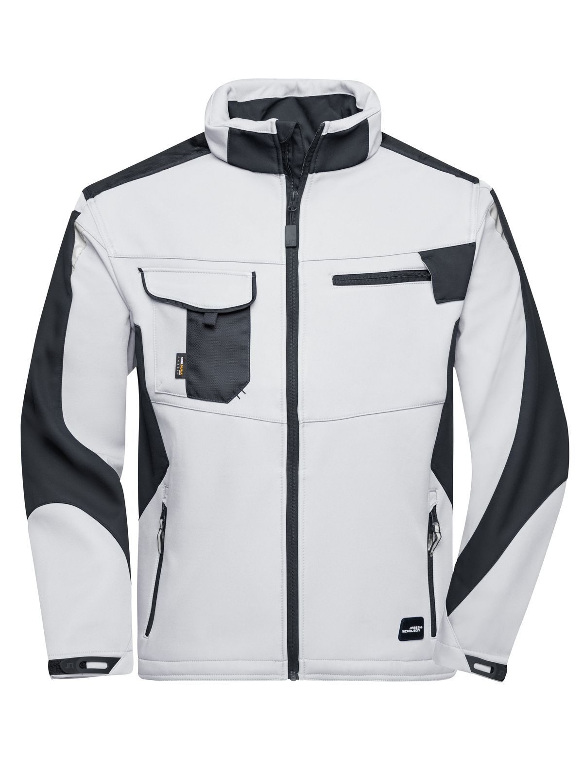 Veste softshell de travail -RÉSISTANTE- - WHCB - CARBONE BLANC