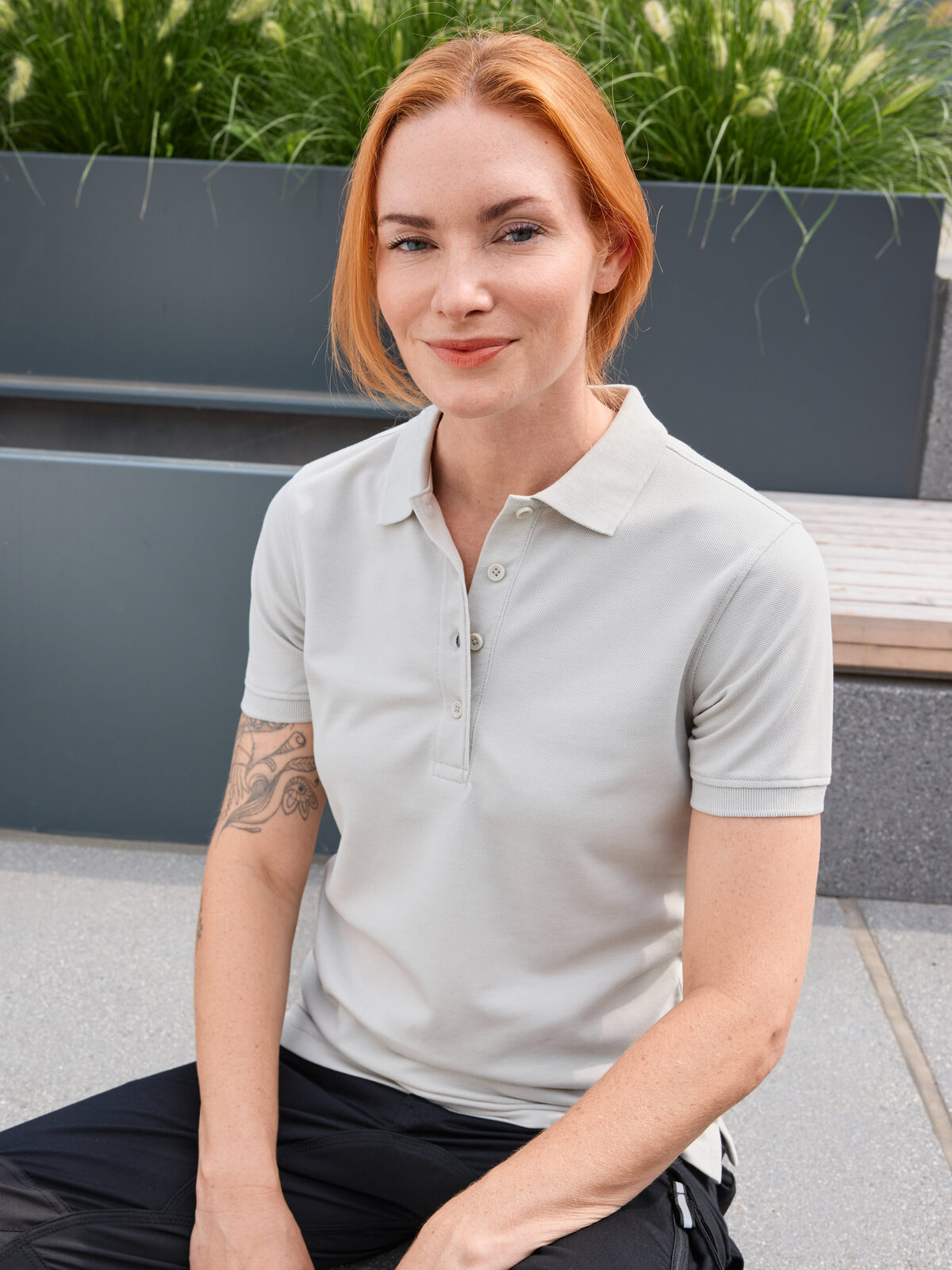 Polo de travail femme OCS Blended
