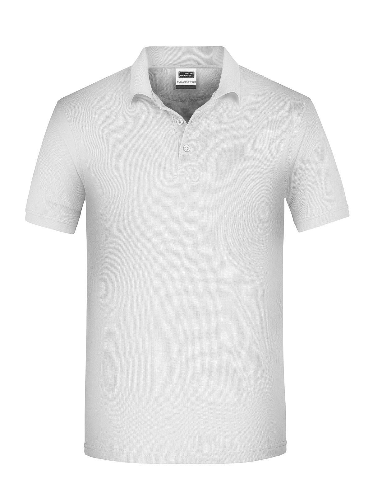 Polo de travail homme OCS Blended - WH - Blanc