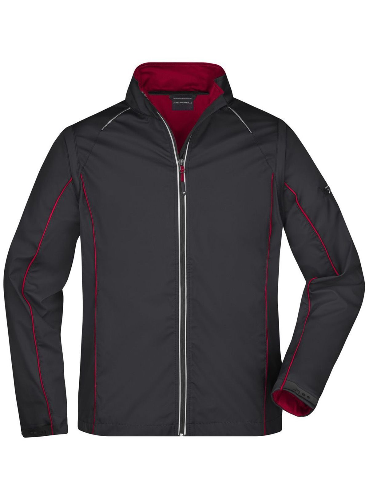 Veste softshell zippée pour homme - BLRD - ROUGE