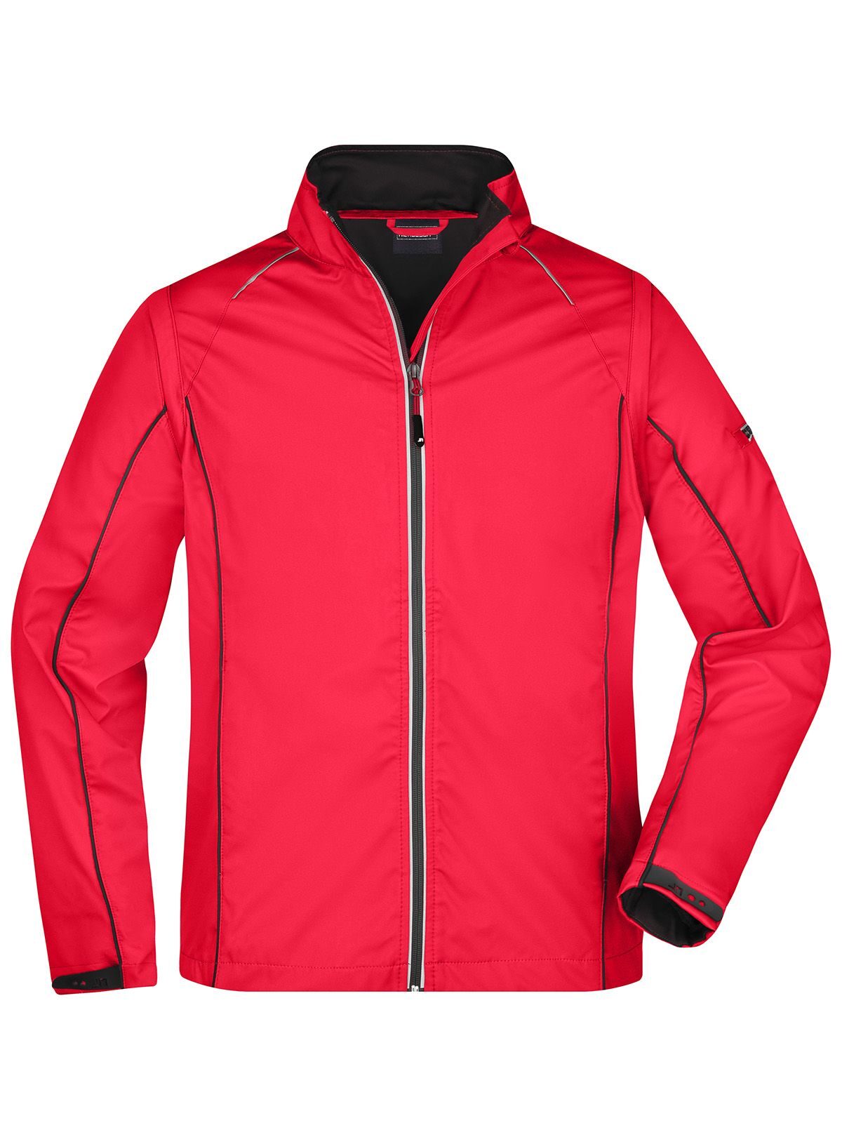 Veste softshell zippée pour homme - RDBL - ROUGE-NOIR