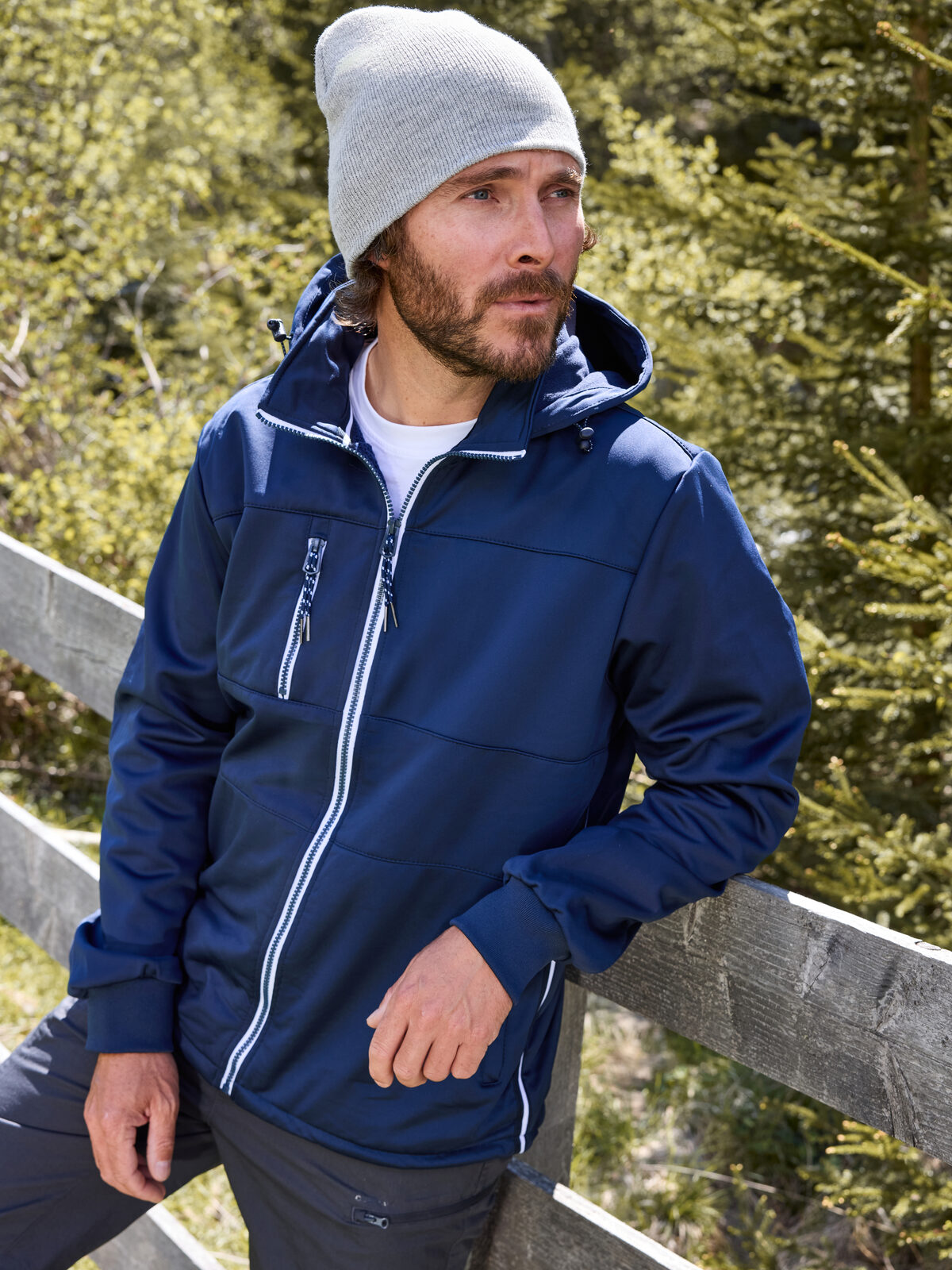 Veste marine pour homme