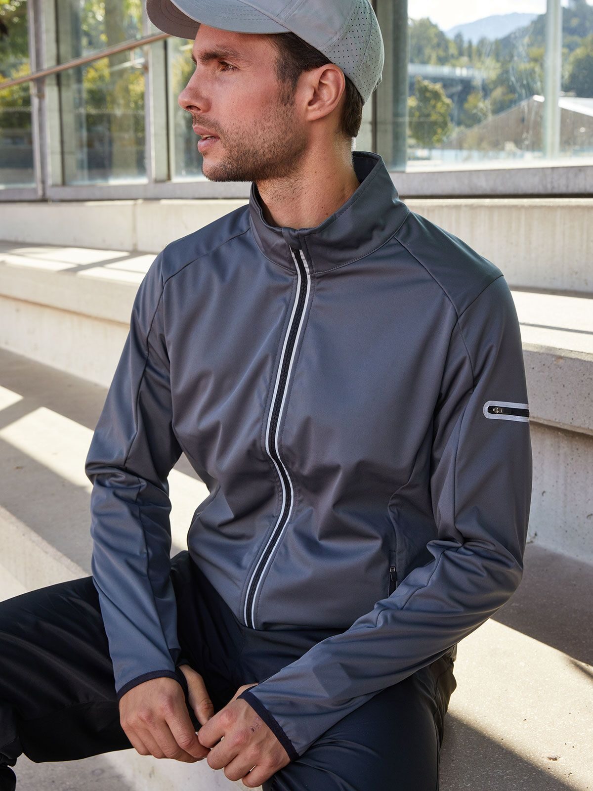Veste softshell de sport pour homme
