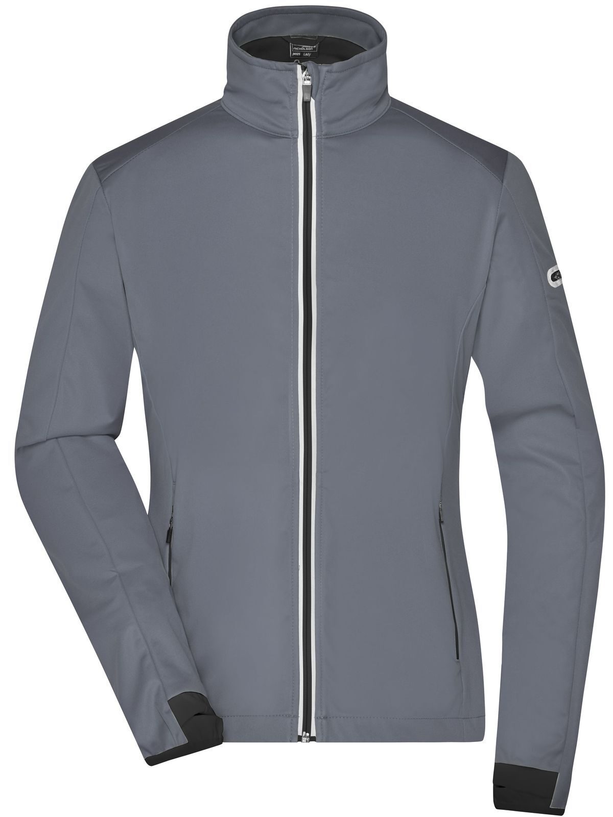 Veste softshell de sport pour femmes - TIBL - Noir