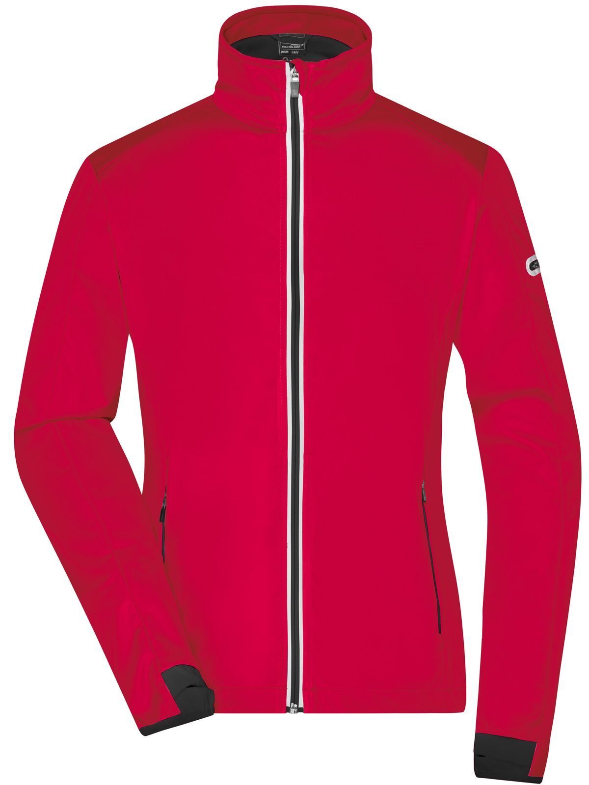 Veste softshell de sport pour femmes - LRDBL - ROUGE CLAIR-NOIR