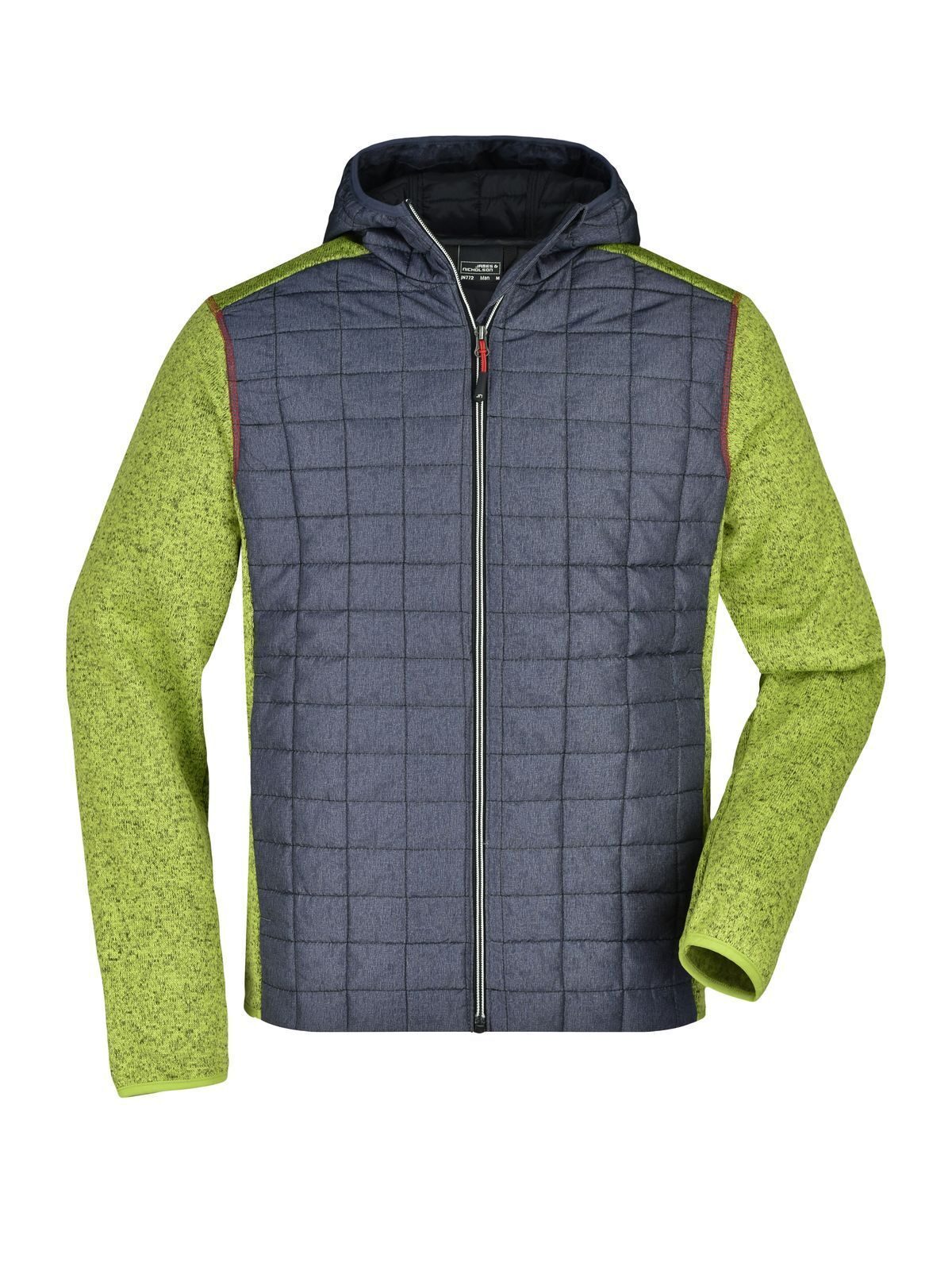 Veste hybride tricotée pour homme - KMANM - mélange - anthracite - mélange
