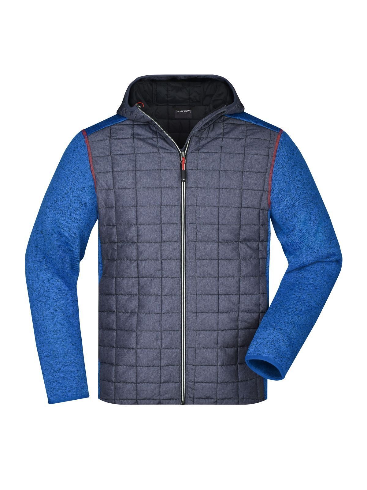 Veste hybride tricotée pour homme - RMANM - mélange - anthracite - mélane