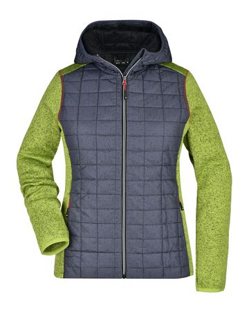 Veste hybride tricotée pour femme - 