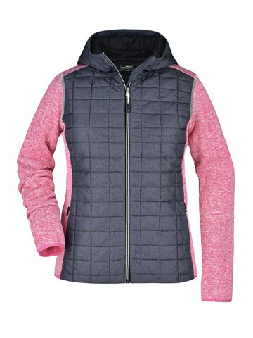 Veste hybride tricotée pour femme - 