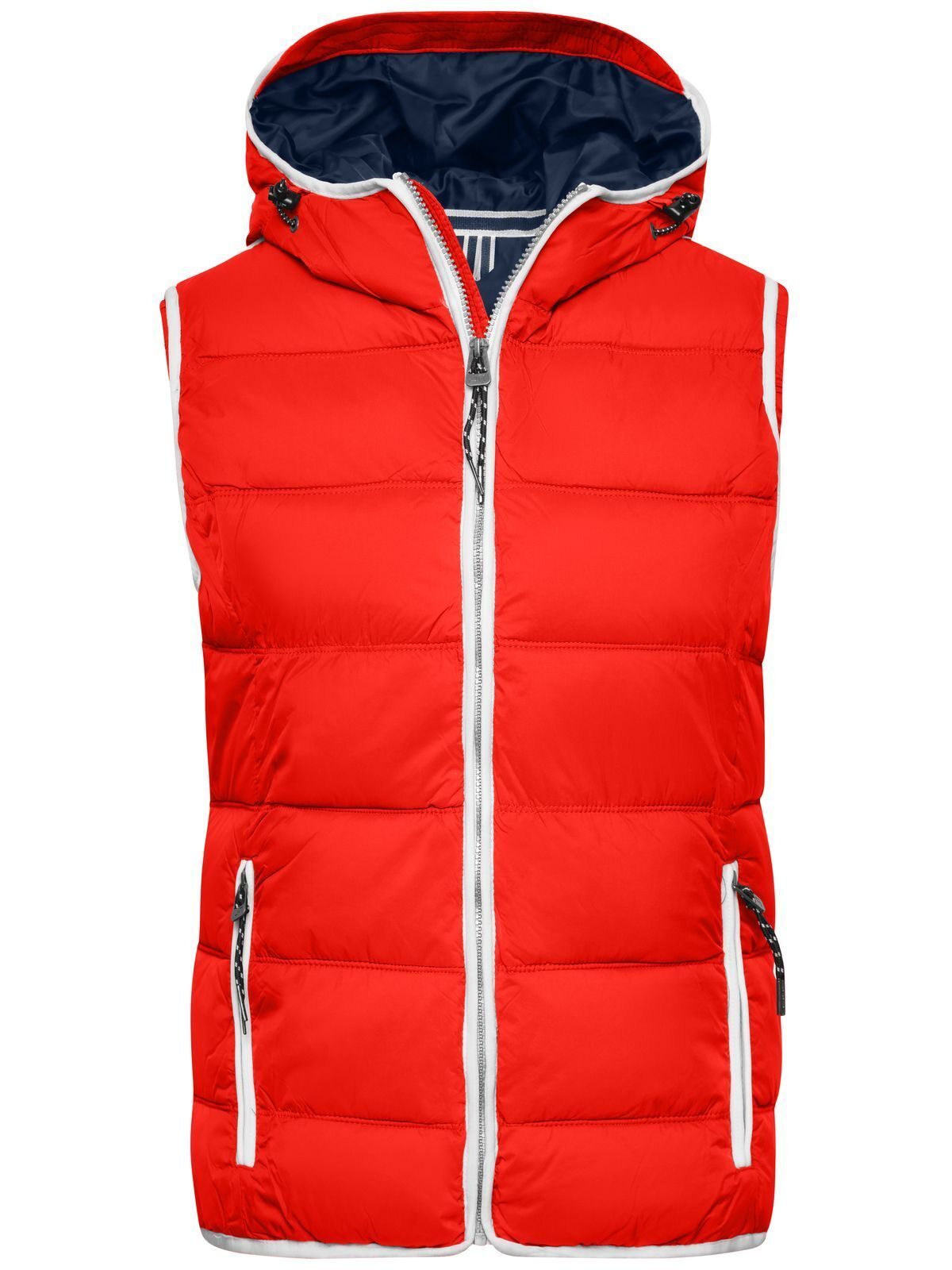 Gilet maritime pour femme - RDWH - rouge-blanc