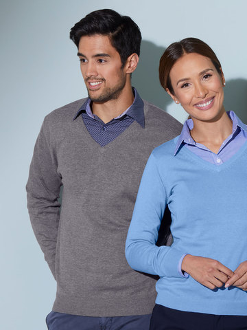 Pull à col en V pour homme