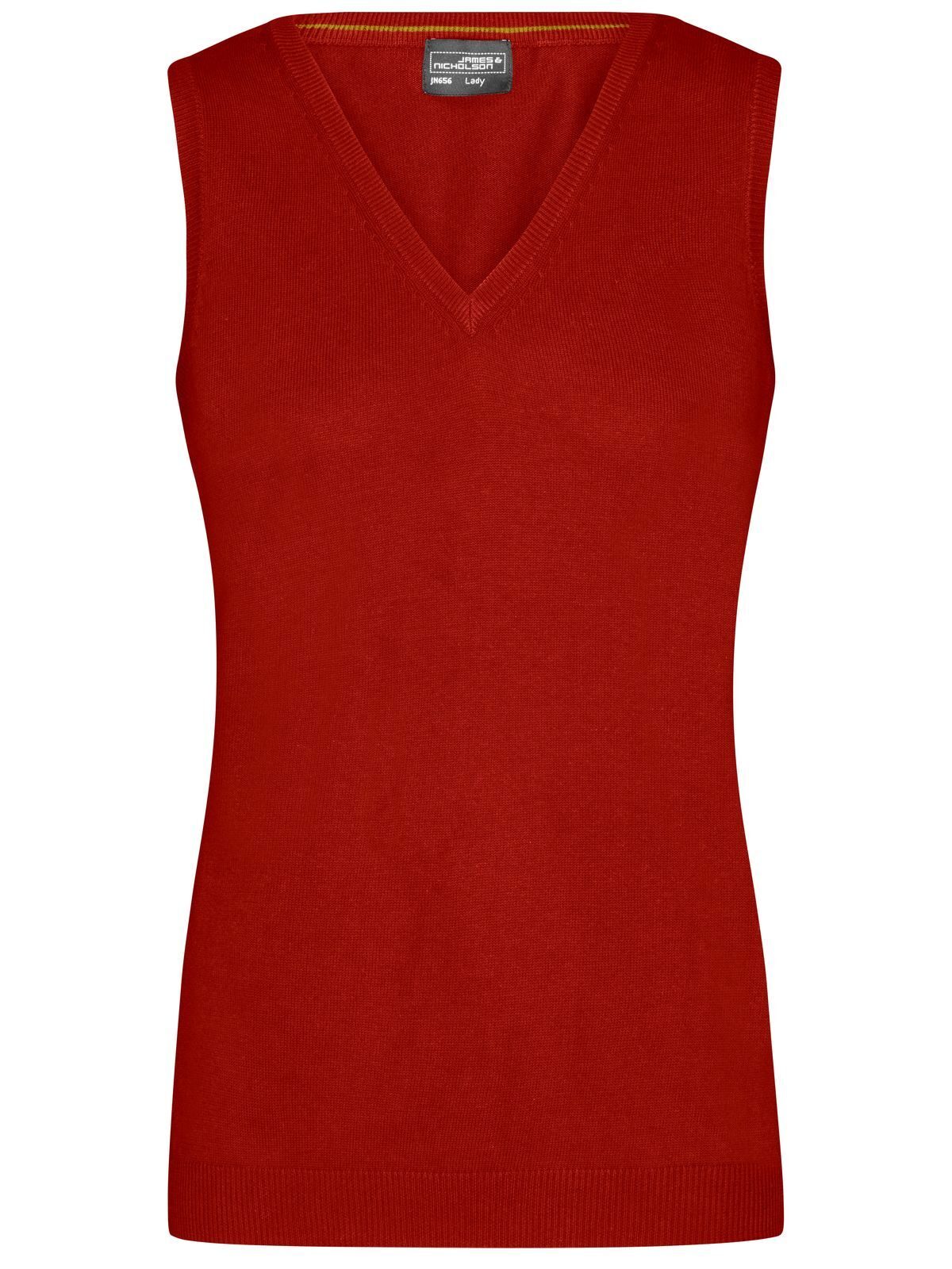 Gilet à col en V pour femme - BO - Bordeaux