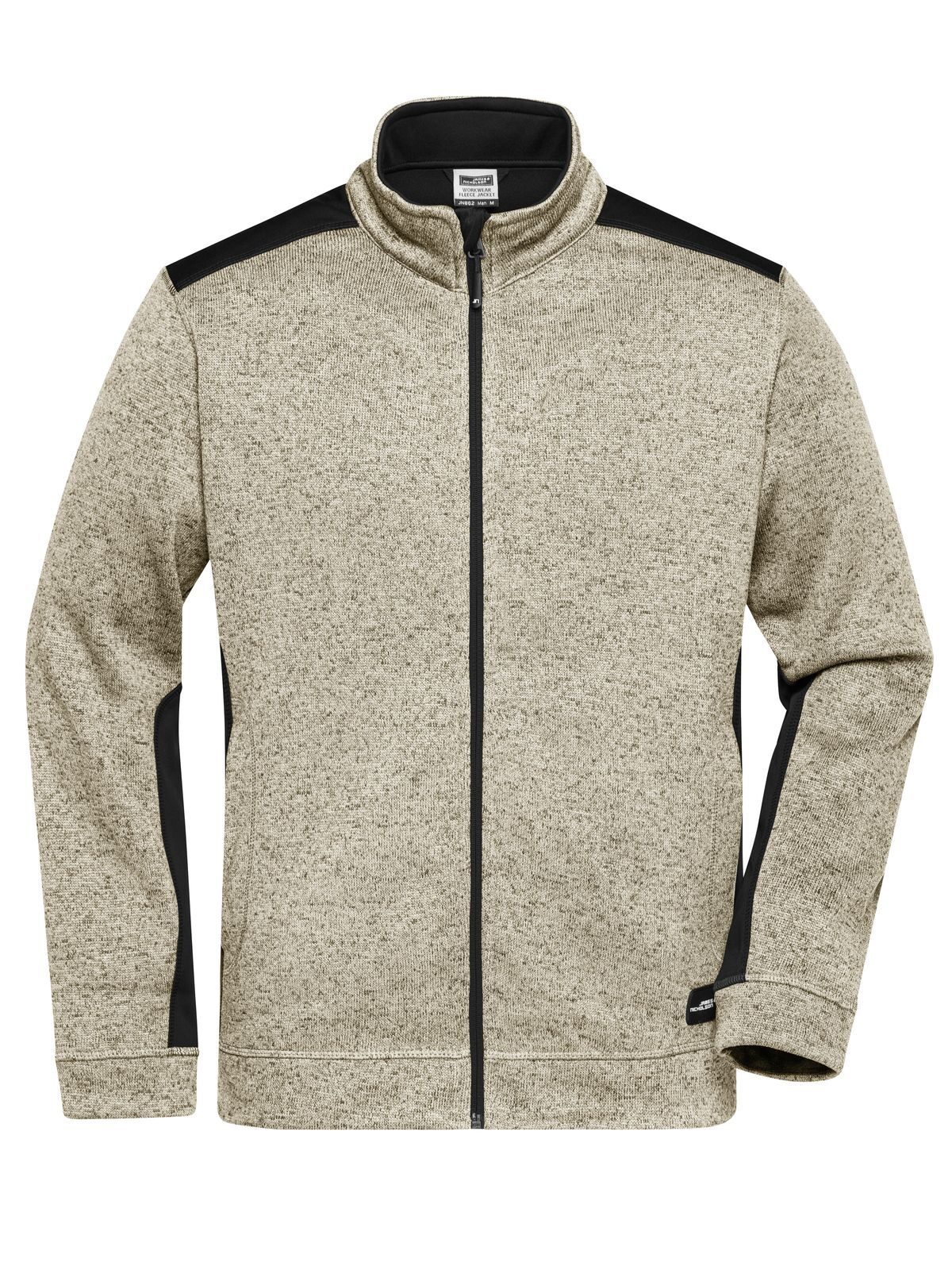 Veste polaire de travail tricotée pour homme - STMBL - Mélange De Pierres - Noir