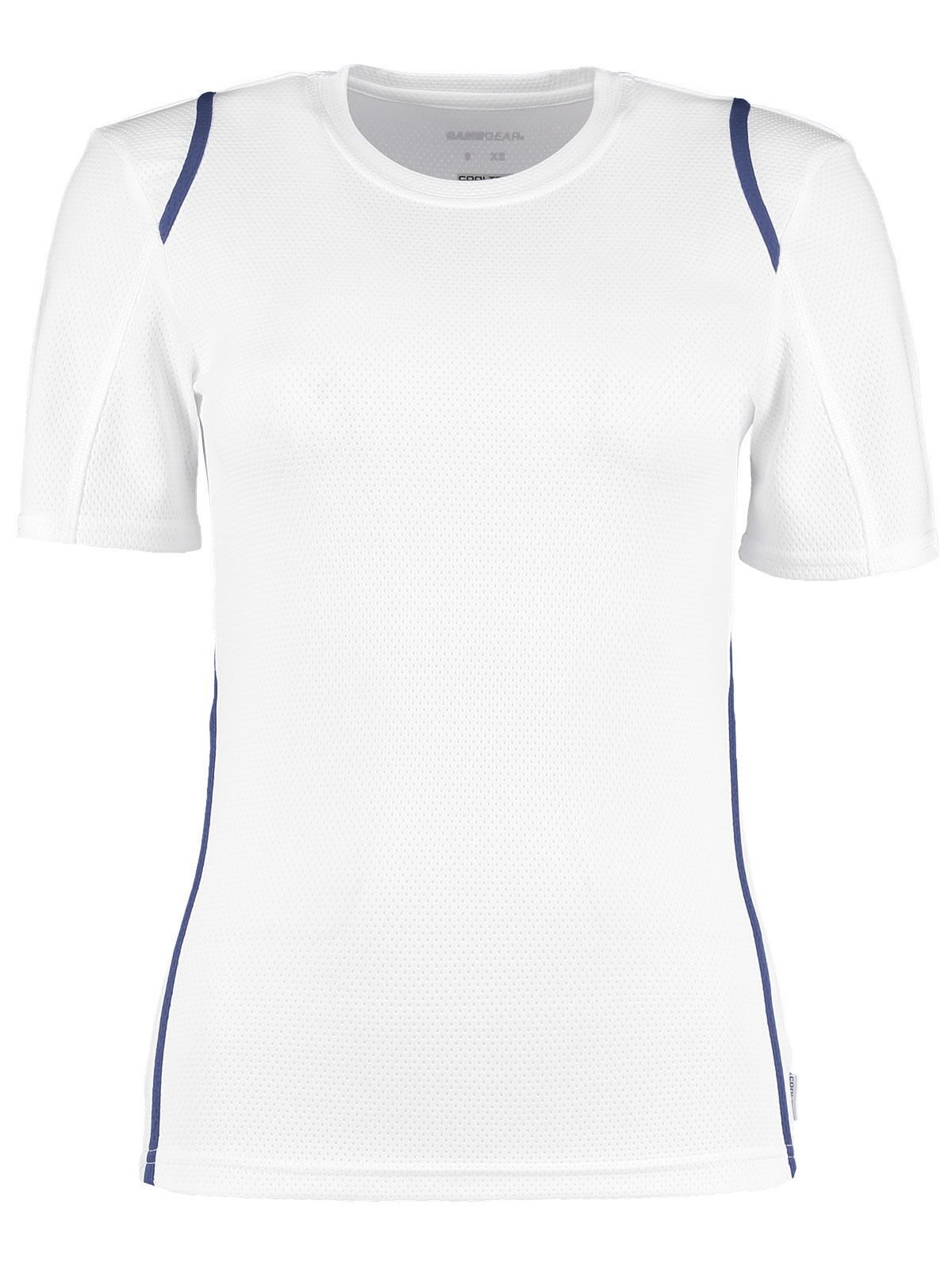 T-shirt Cooltex pour femmes - Blanc/marine