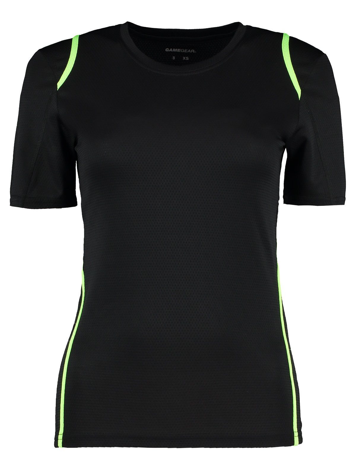 T-shirt Cooltex pour femmes - BFL - Vert citron noir/fluorescent