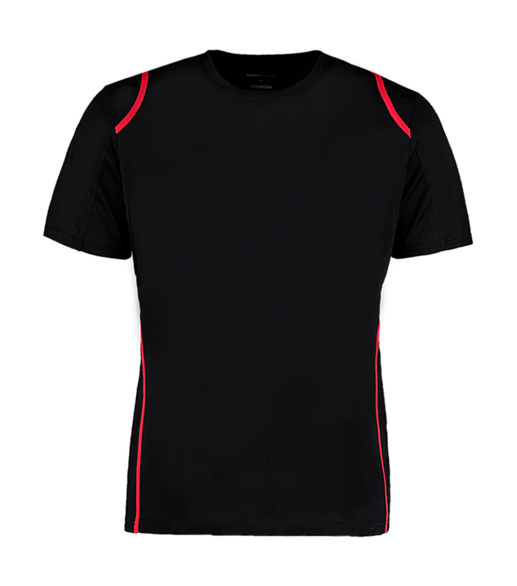 T-shirt homme Cooltex - BCK - noir-rouge