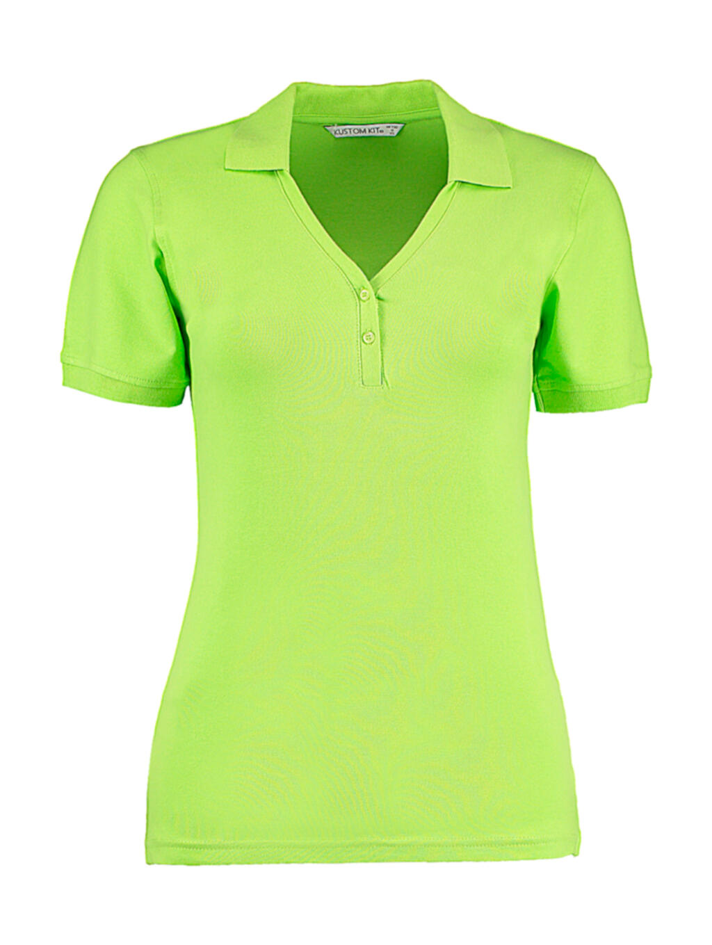 Polo Comfortec à col en V Sophia - LIM - Lime