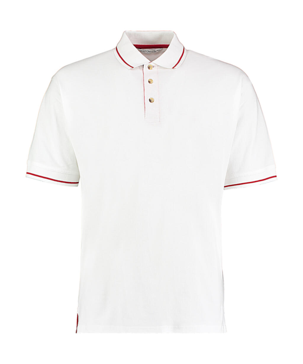 Polo St Mellion - Blanc/Rouge vif