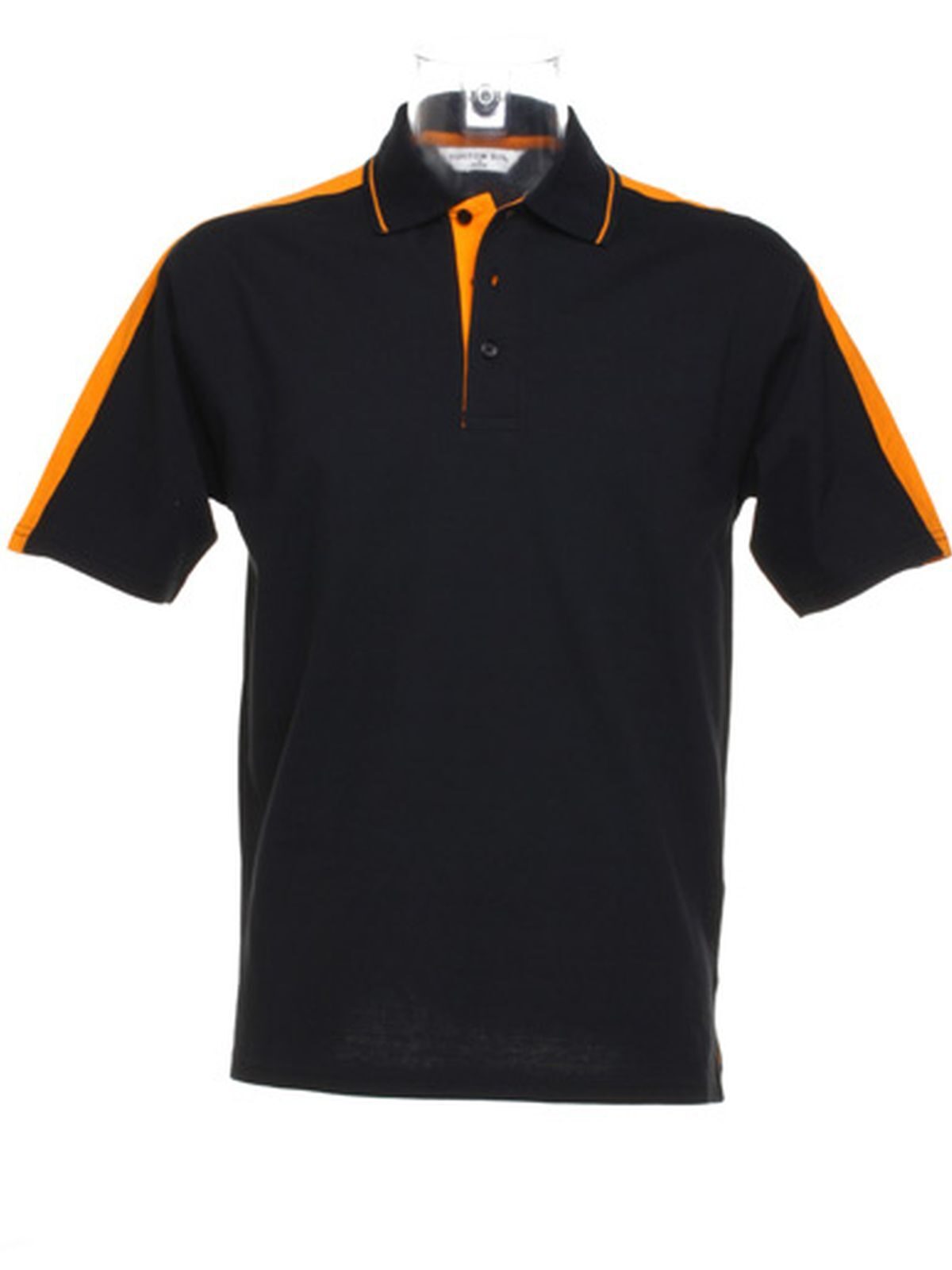 Polo sportif - Noir/orange