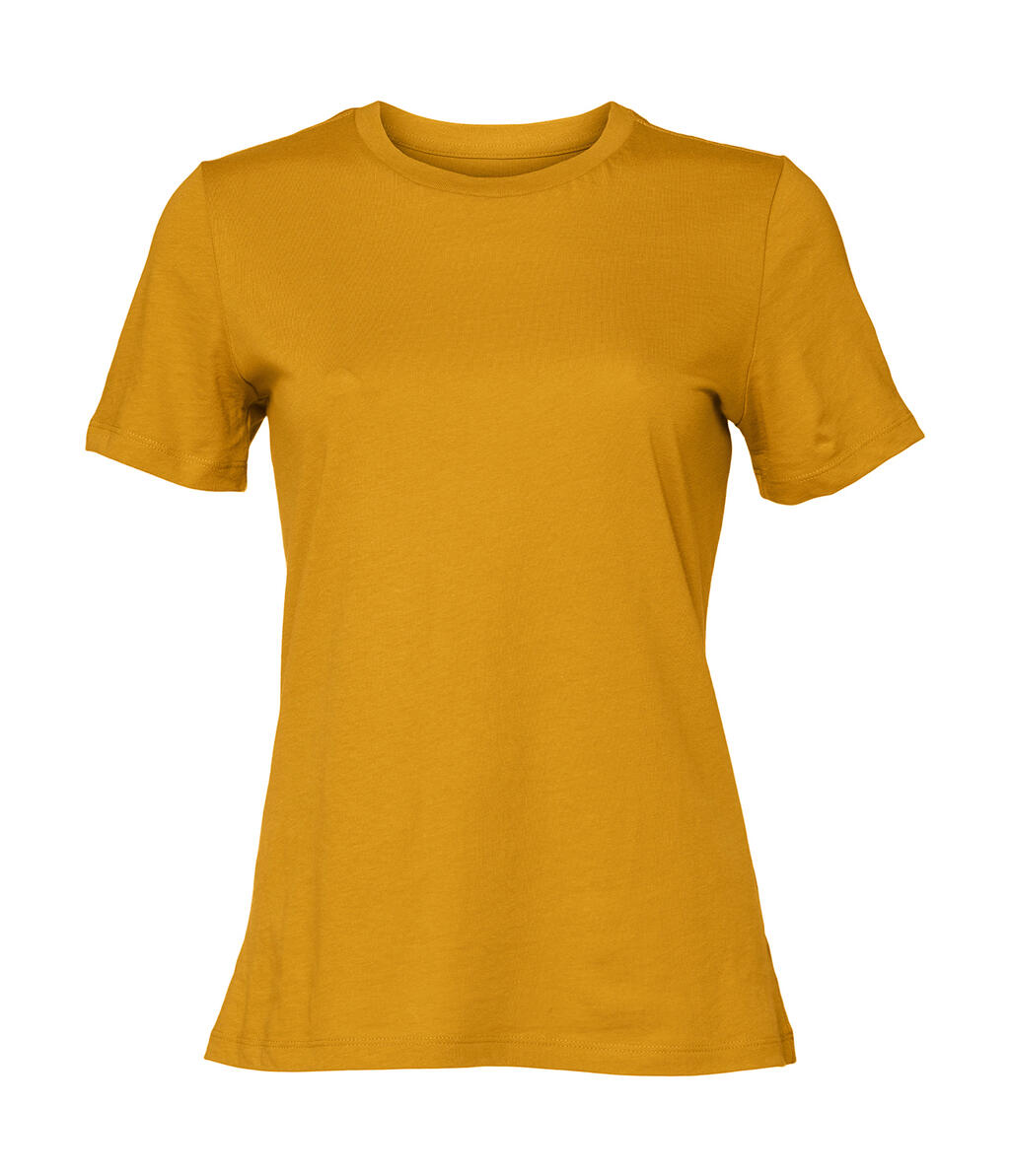 T-shirt décontracté en jersey pour femmes - 00325 - Moutarde