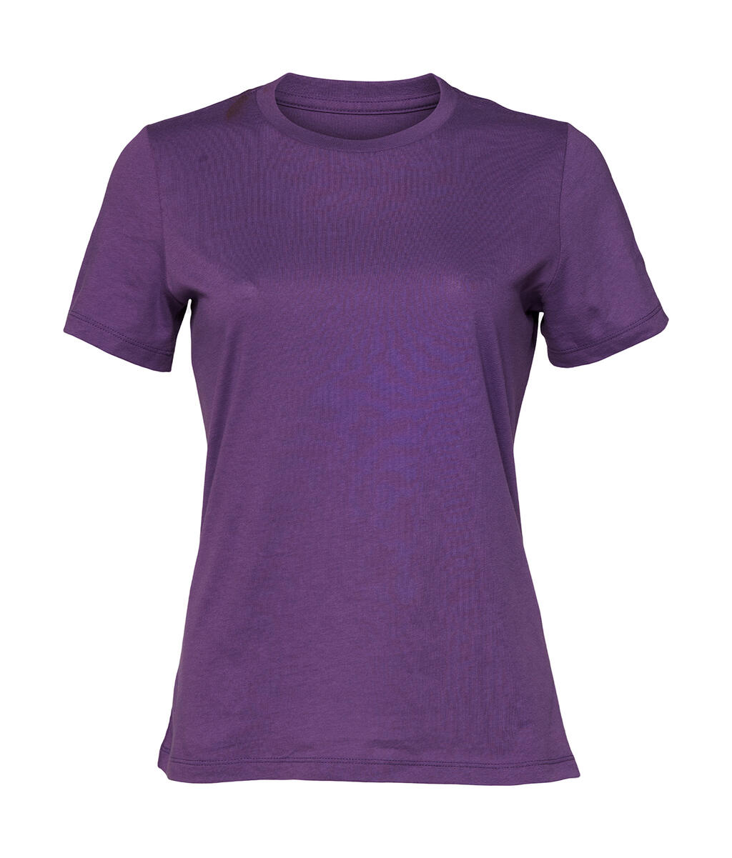 T-shirt décontracté en jersey pour femmes - Violet royal