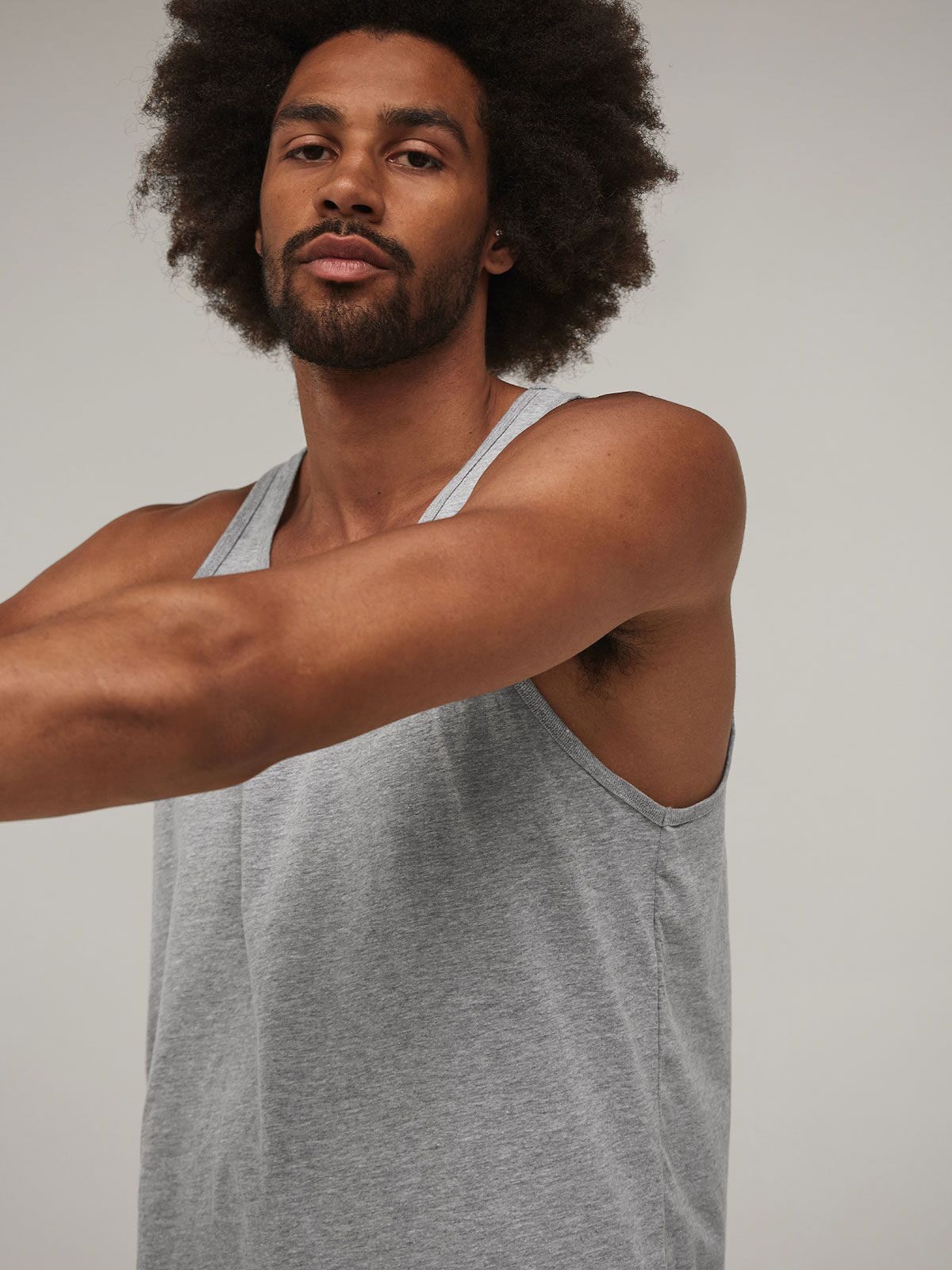 Jersey unisexe coupe classique mélange de trois matières